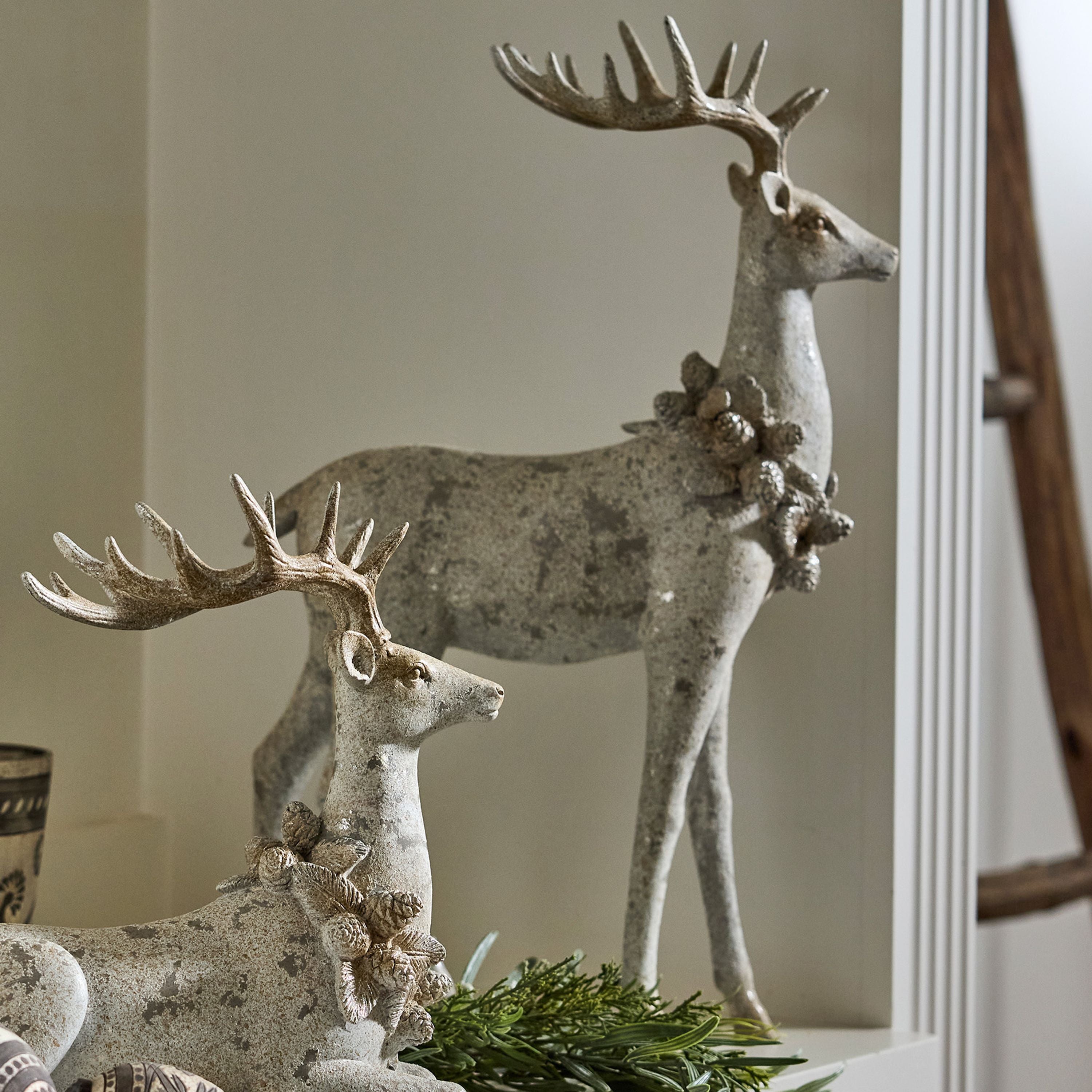 French Country Aurora Celebration Stag Standing Up