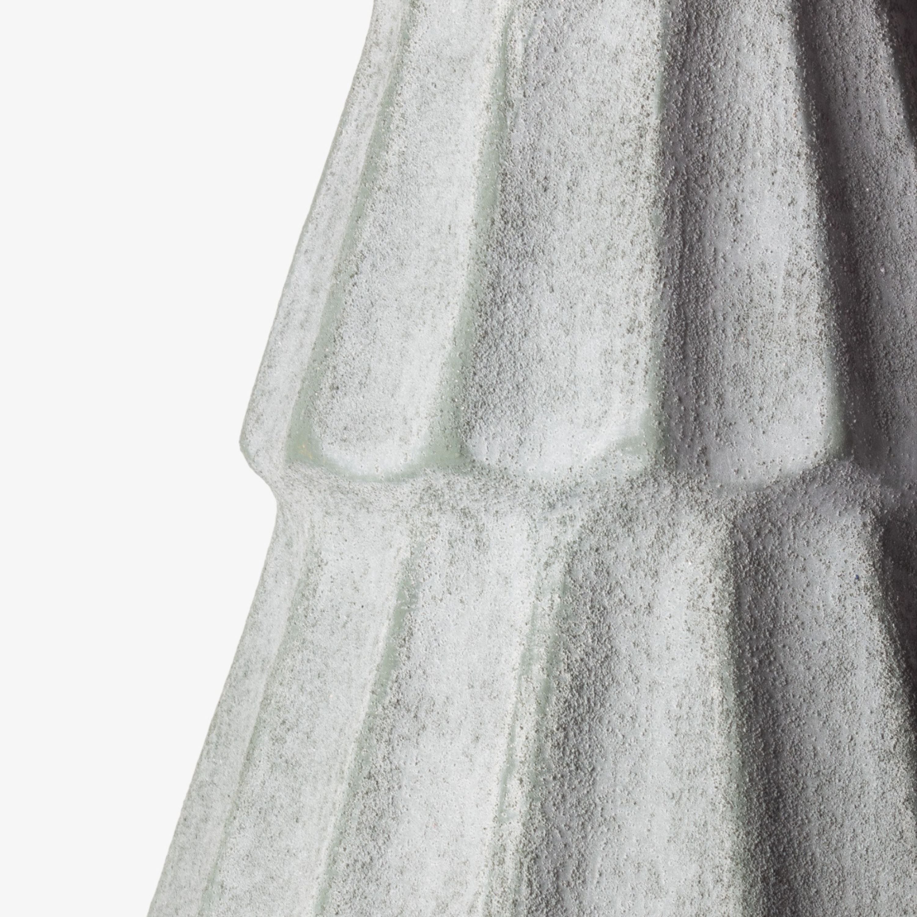 French Country Form Evergreen Tree Fluted 37.5cm