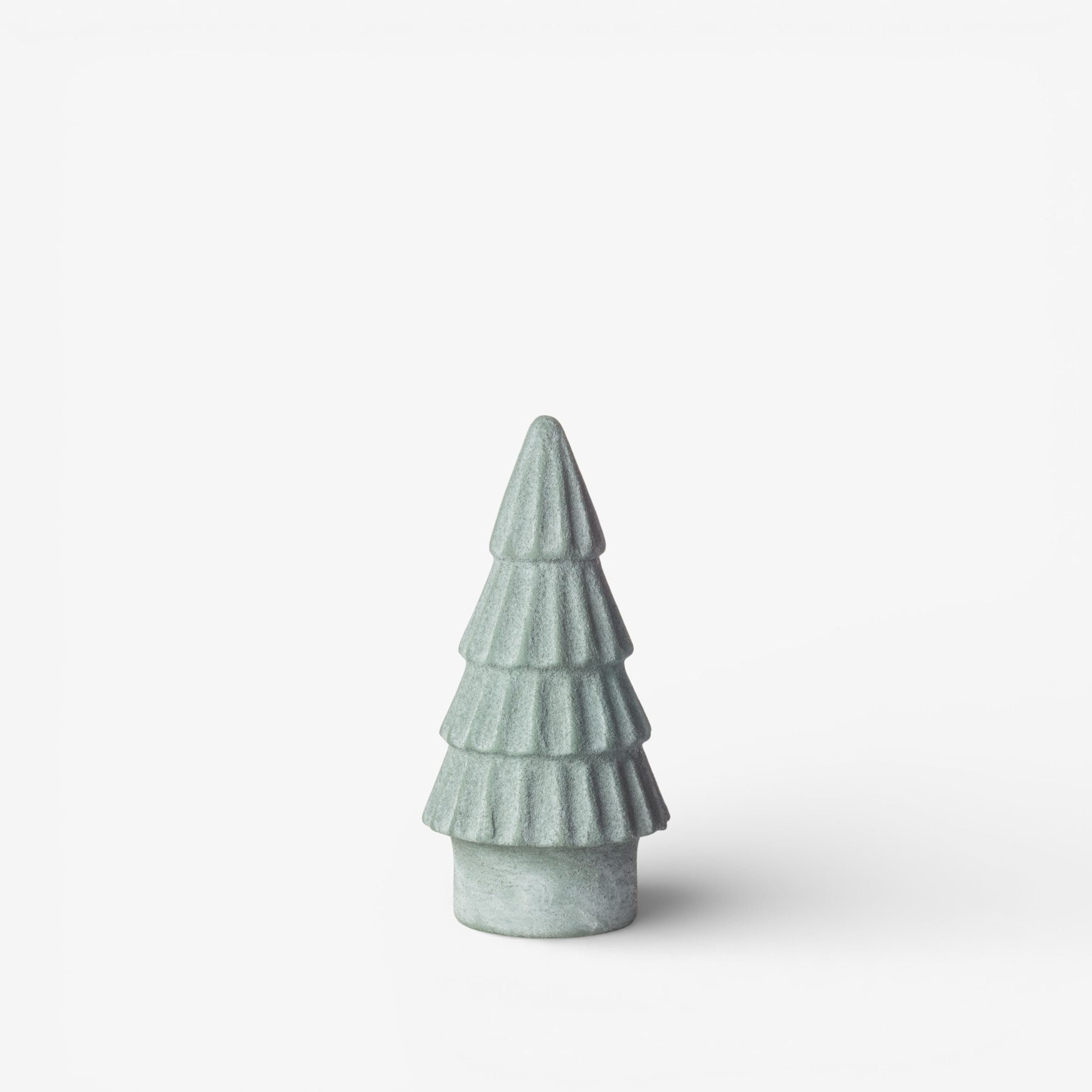 French Country Form Evergreen Tree Fluted 20cm