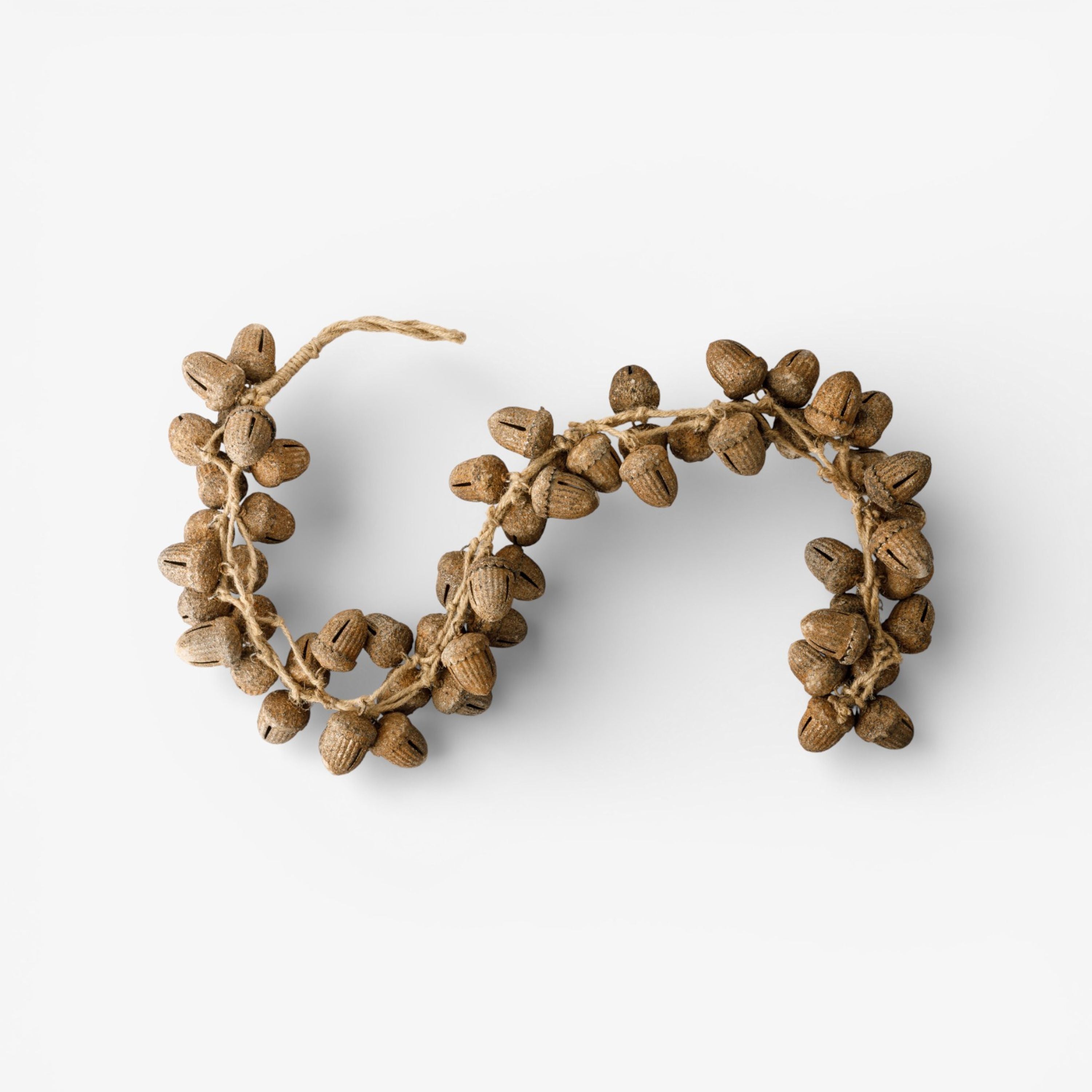 French Country Festive Acorn Garland Rust