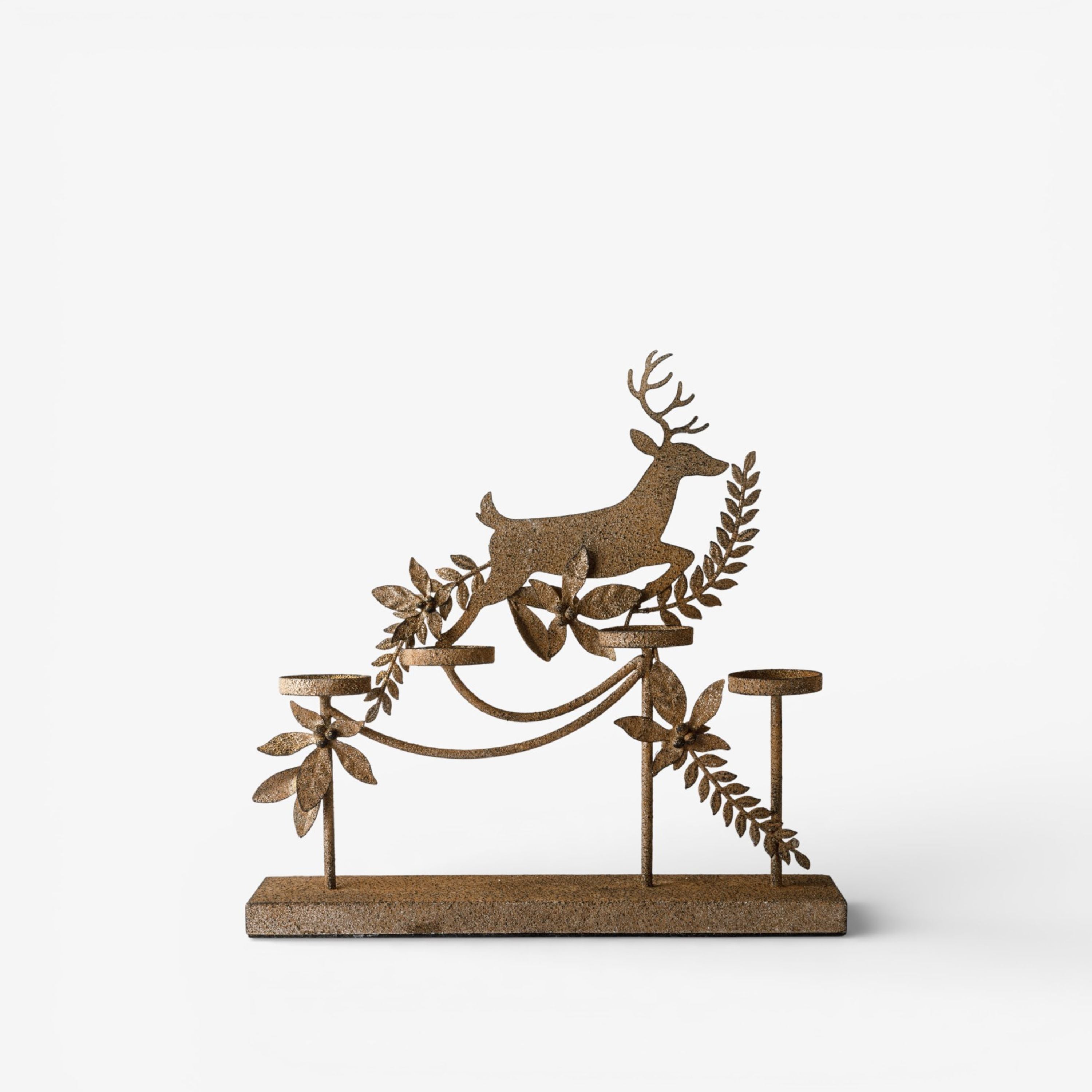 French Country Yuletide Candle Holder
