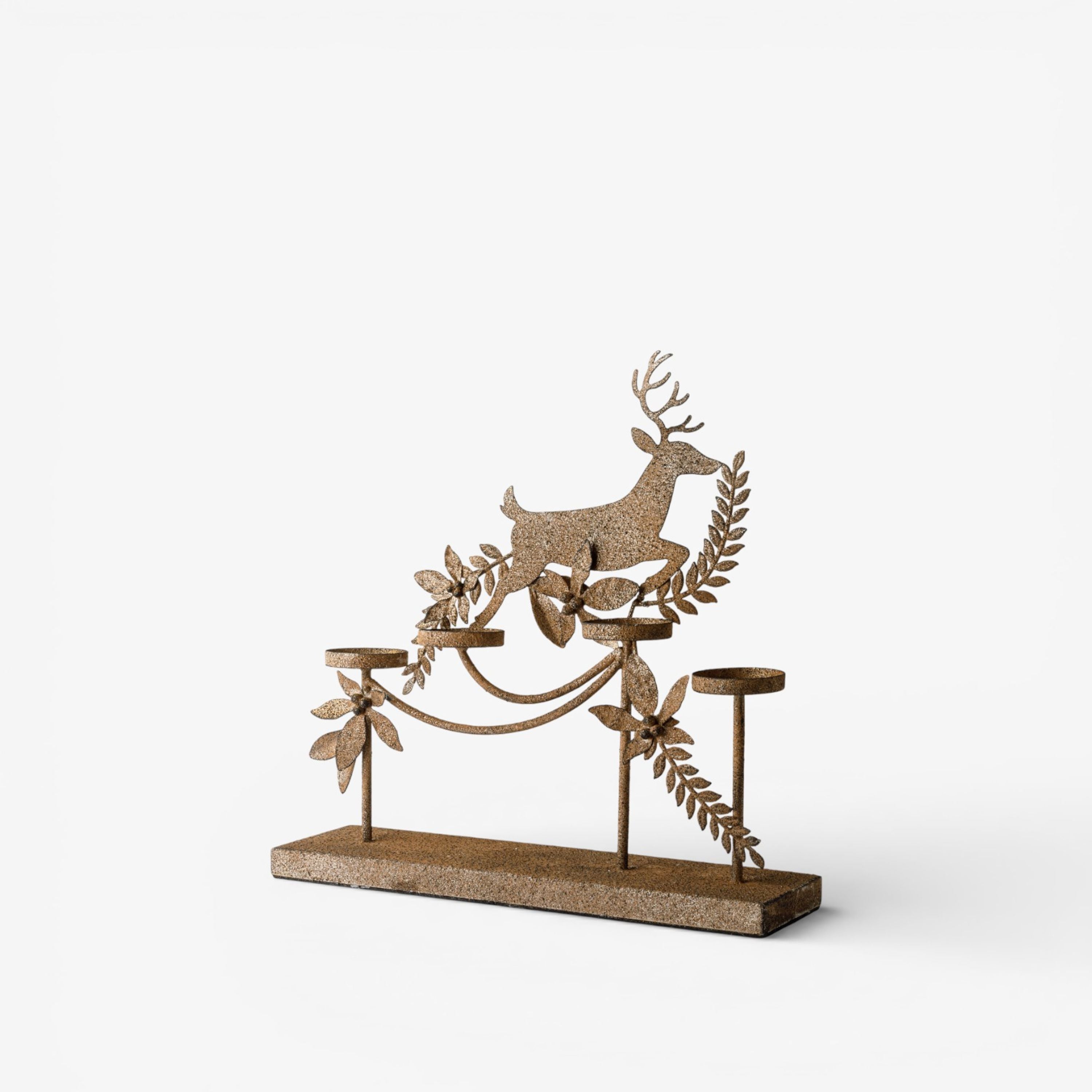French Country Yuletide Candle Holder