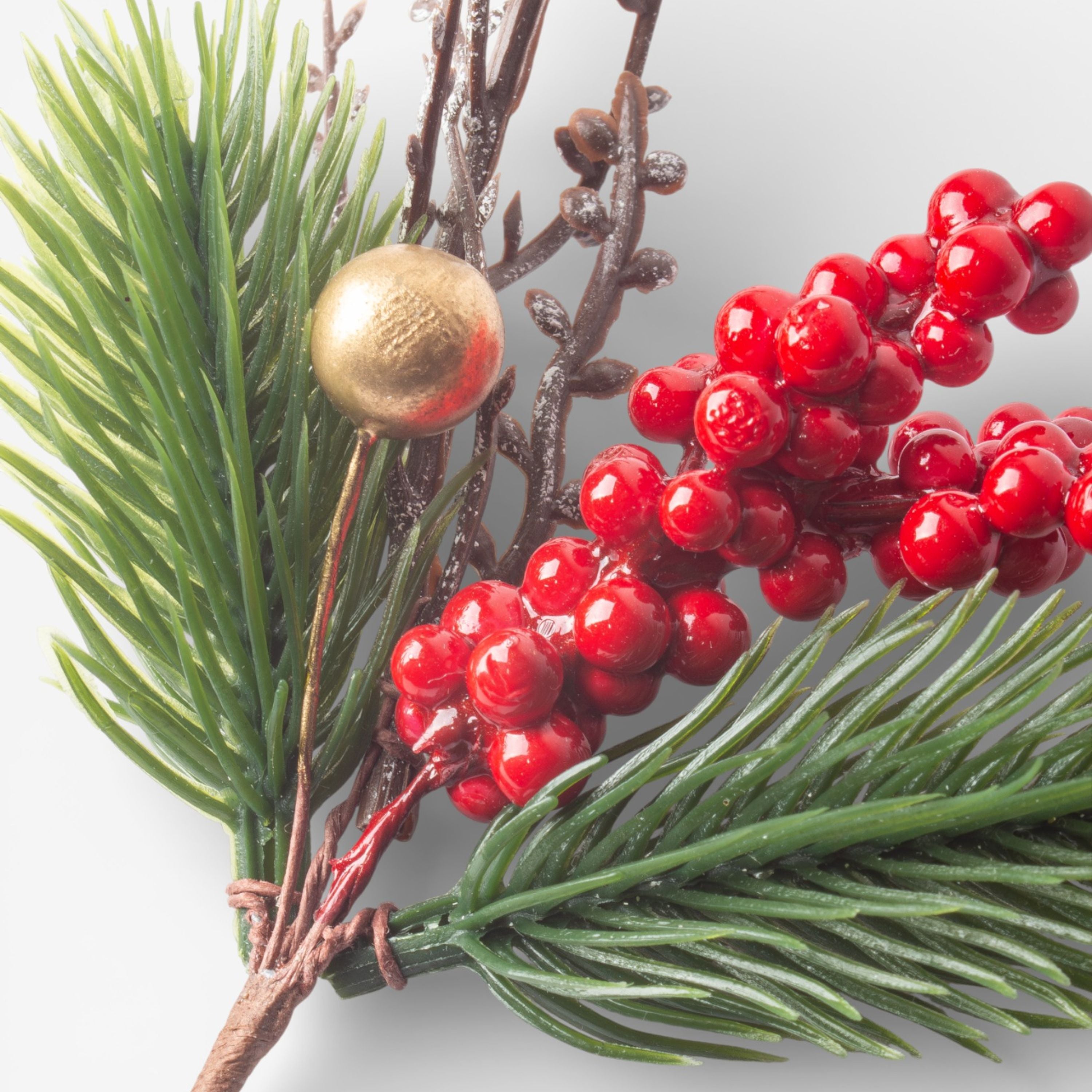 French Country Festive Sprig Pick (4 Pack)