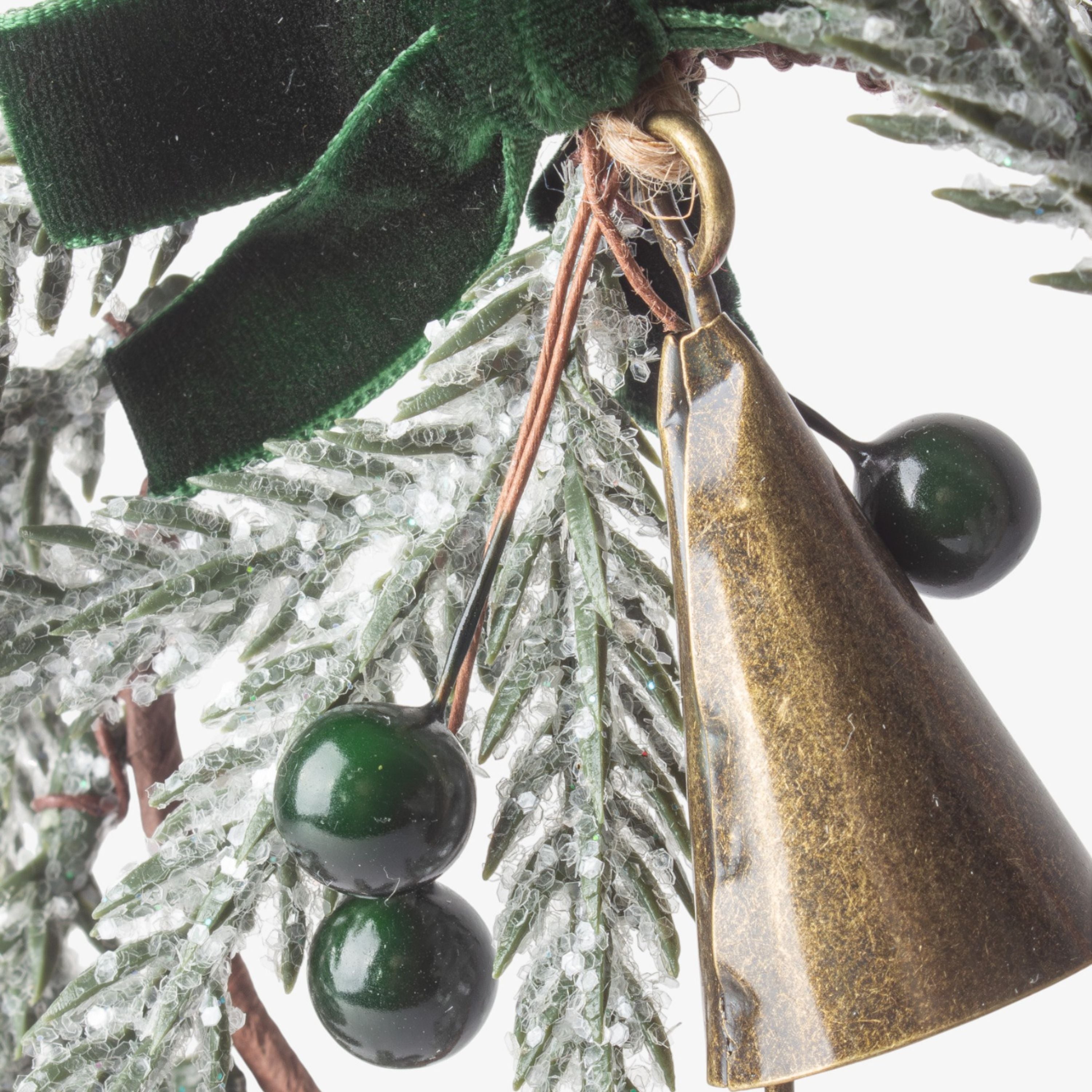 French Country Evergreen Mini Wreath