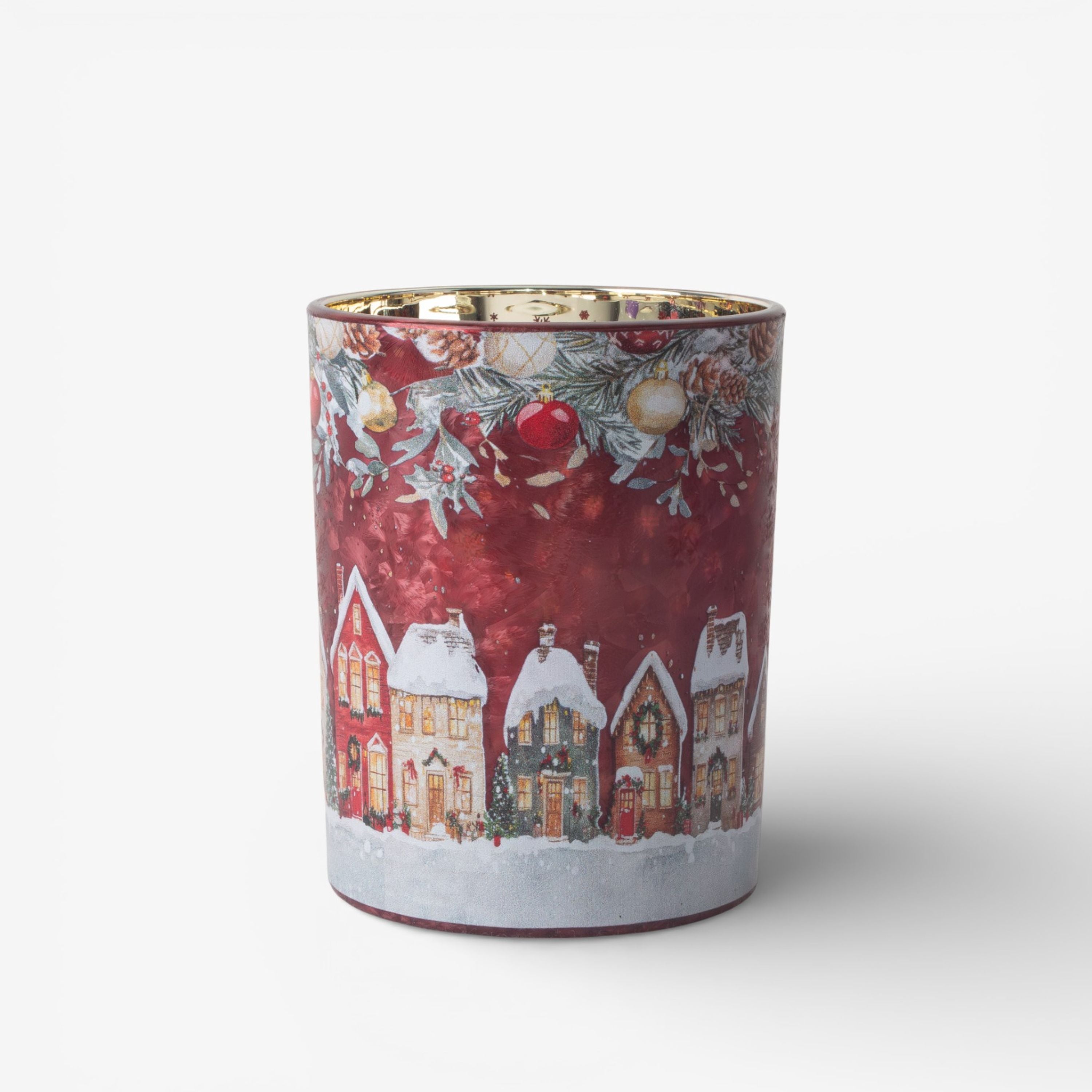 French Country Aurelia Noel Village Votive Large
