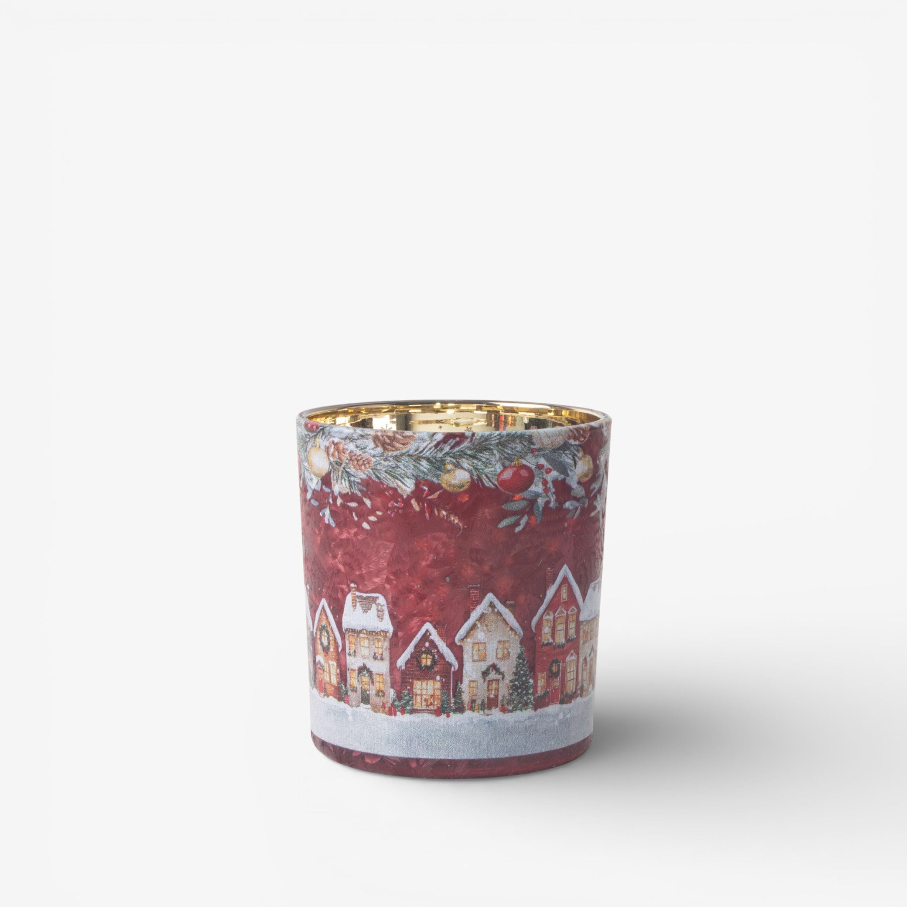 French Country Aurelia Noel Village Votive Small