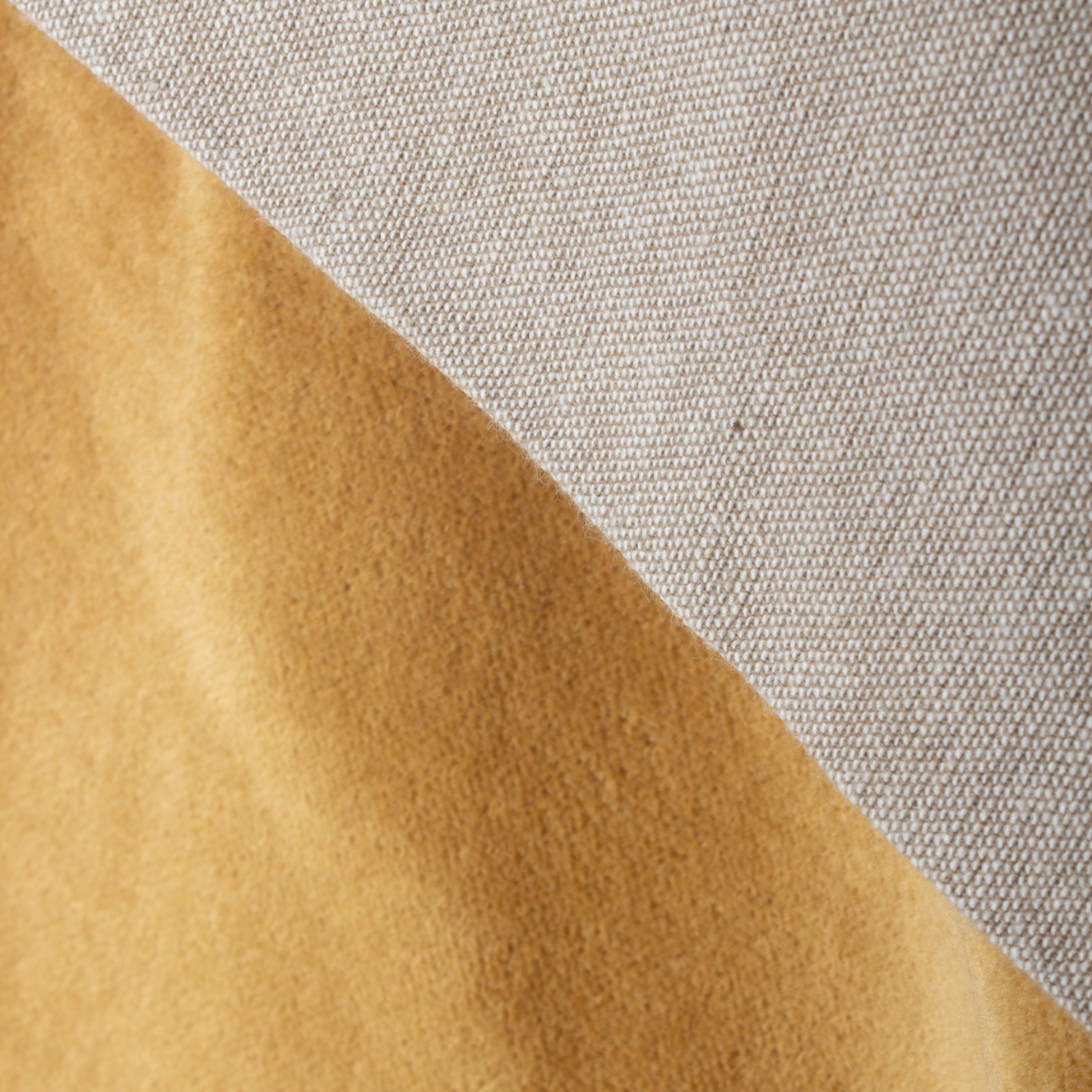 French Country Two Toned Velvet Stocking Gold