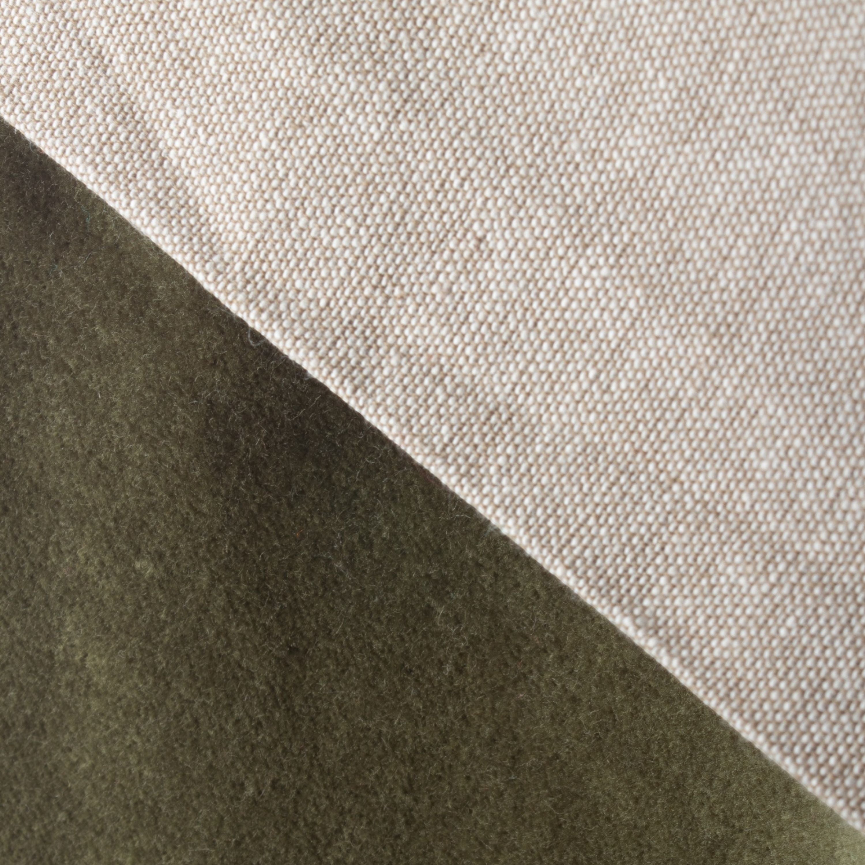 French Country Two Toned Velvet Stocking Forest