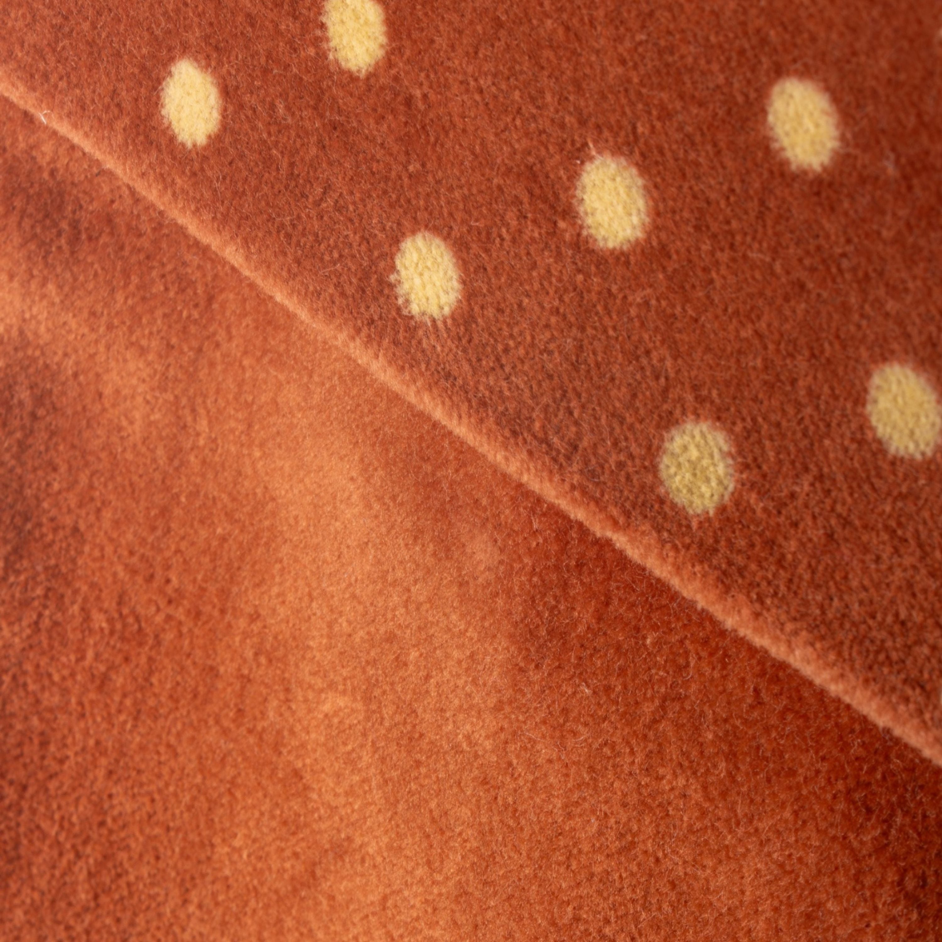 French Country Polka Stocking Cinnamon