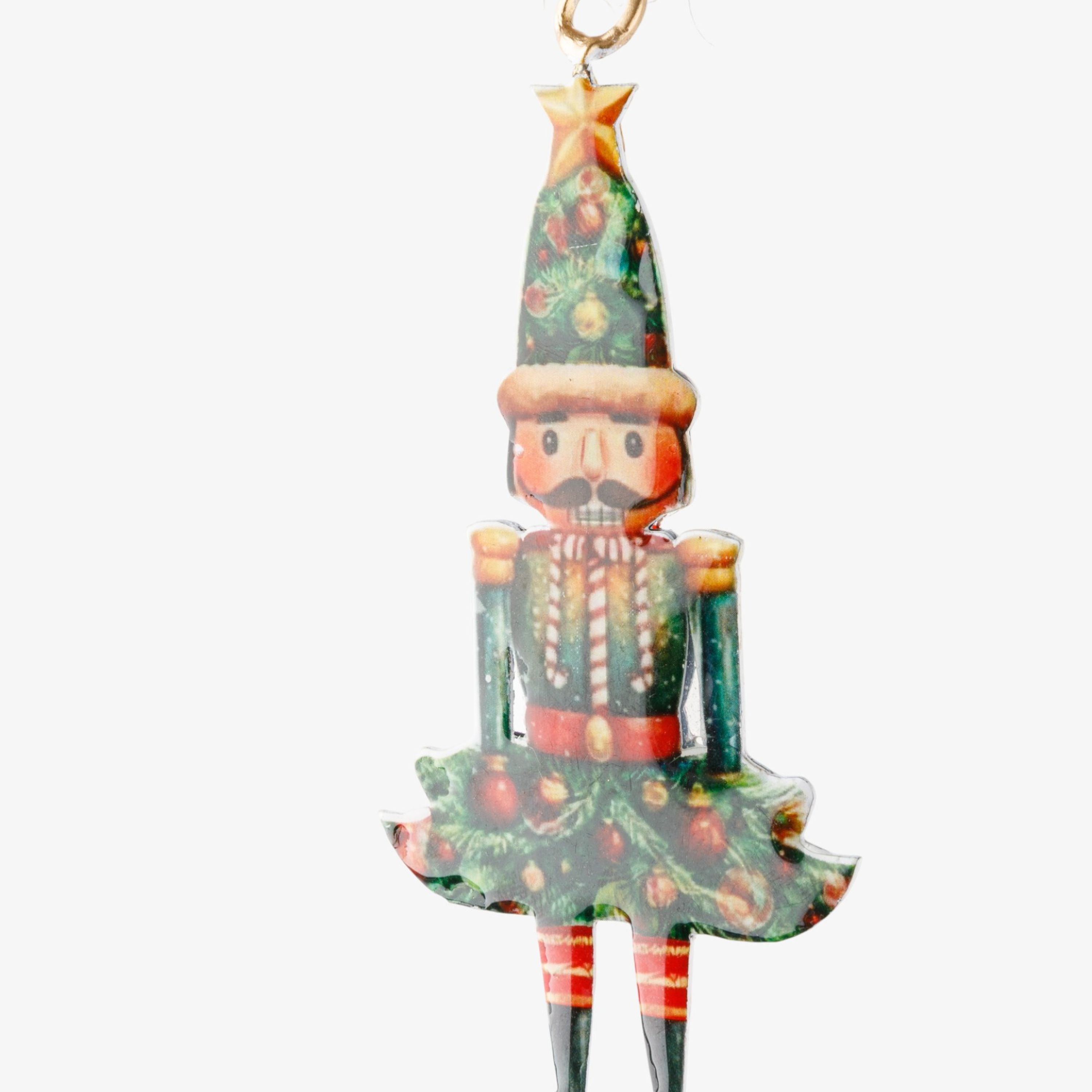 French Country Tree Skirt Nutcracker Hanging