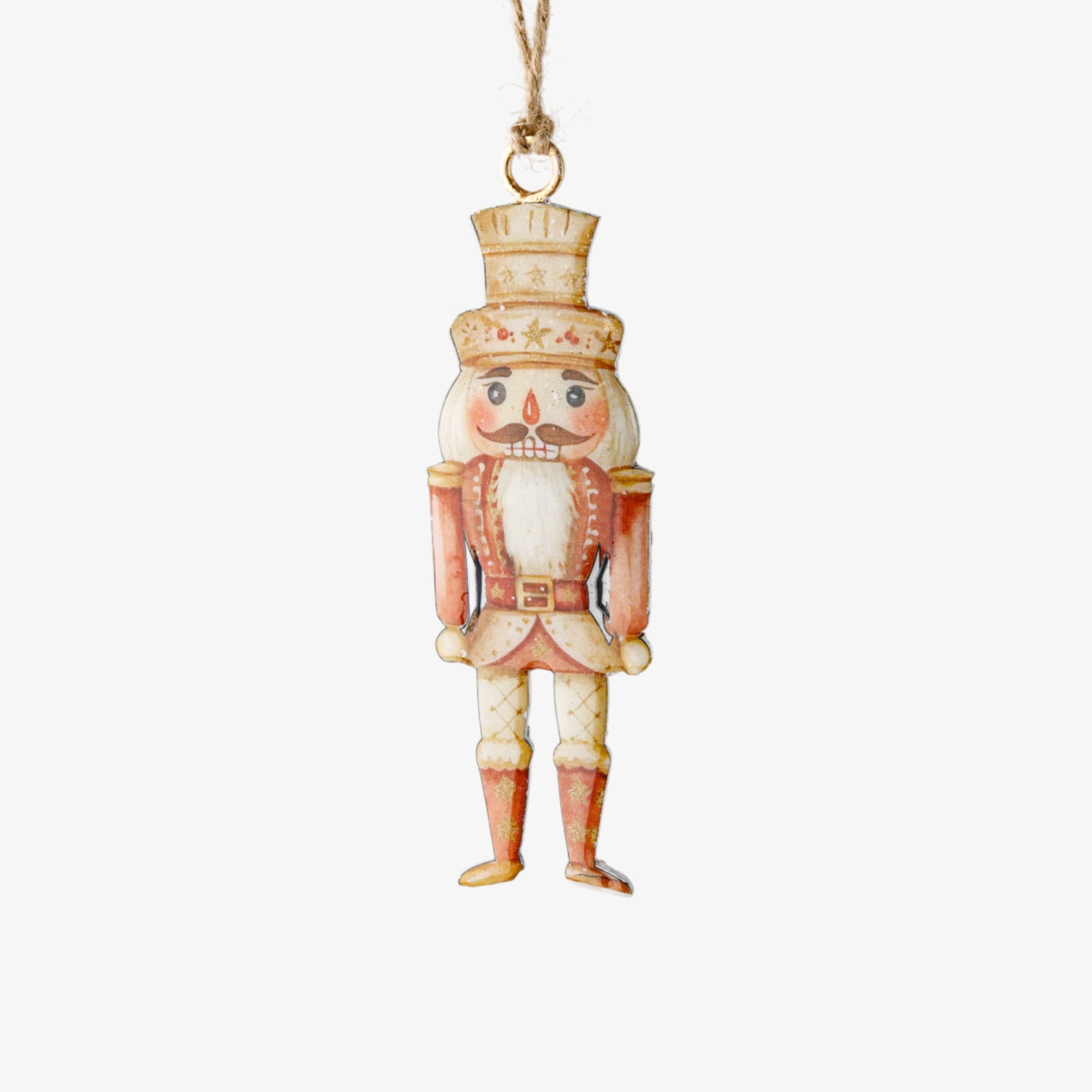 French Country Peachy Nutcracker Hanging