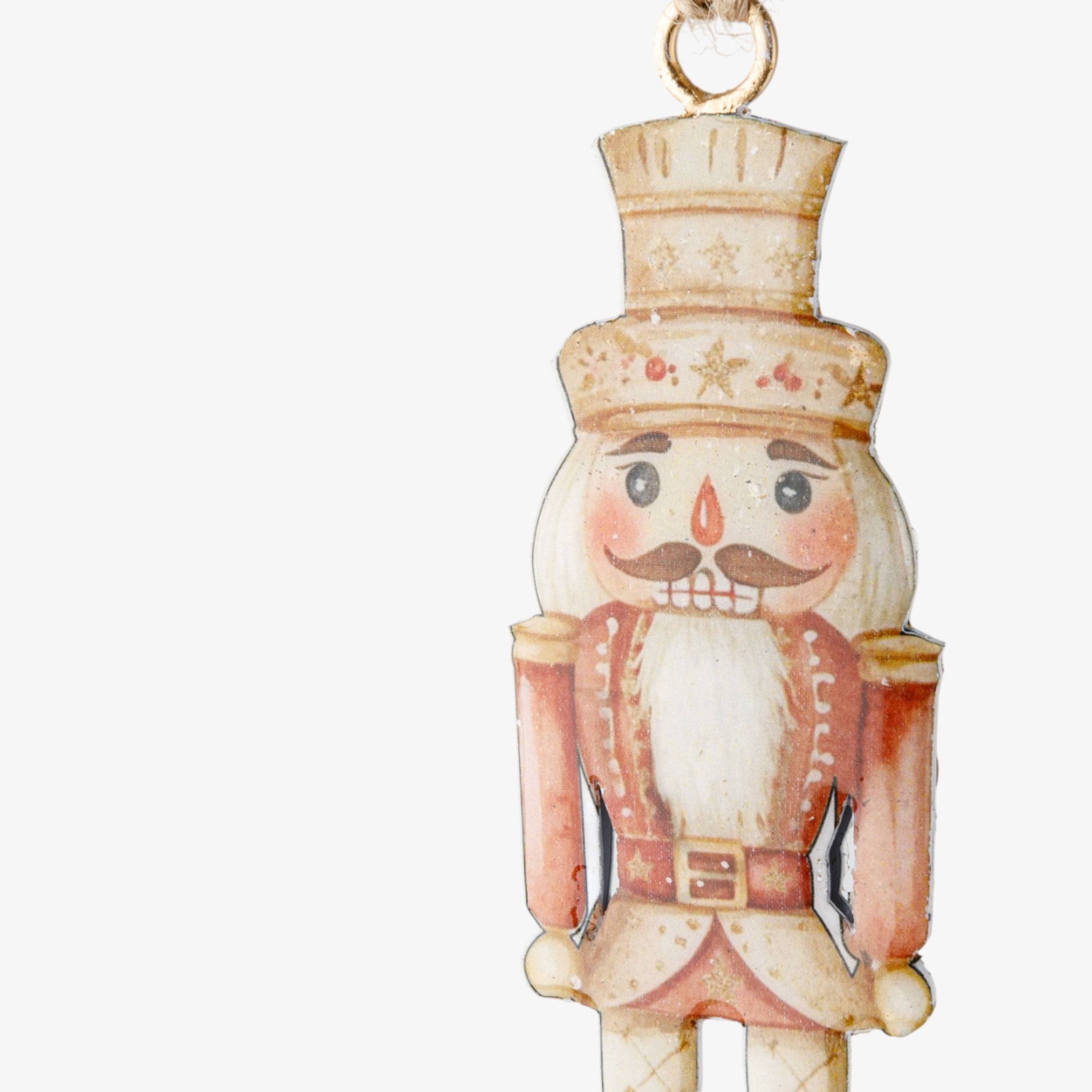 French Country Peachy Nutcracker Hanging