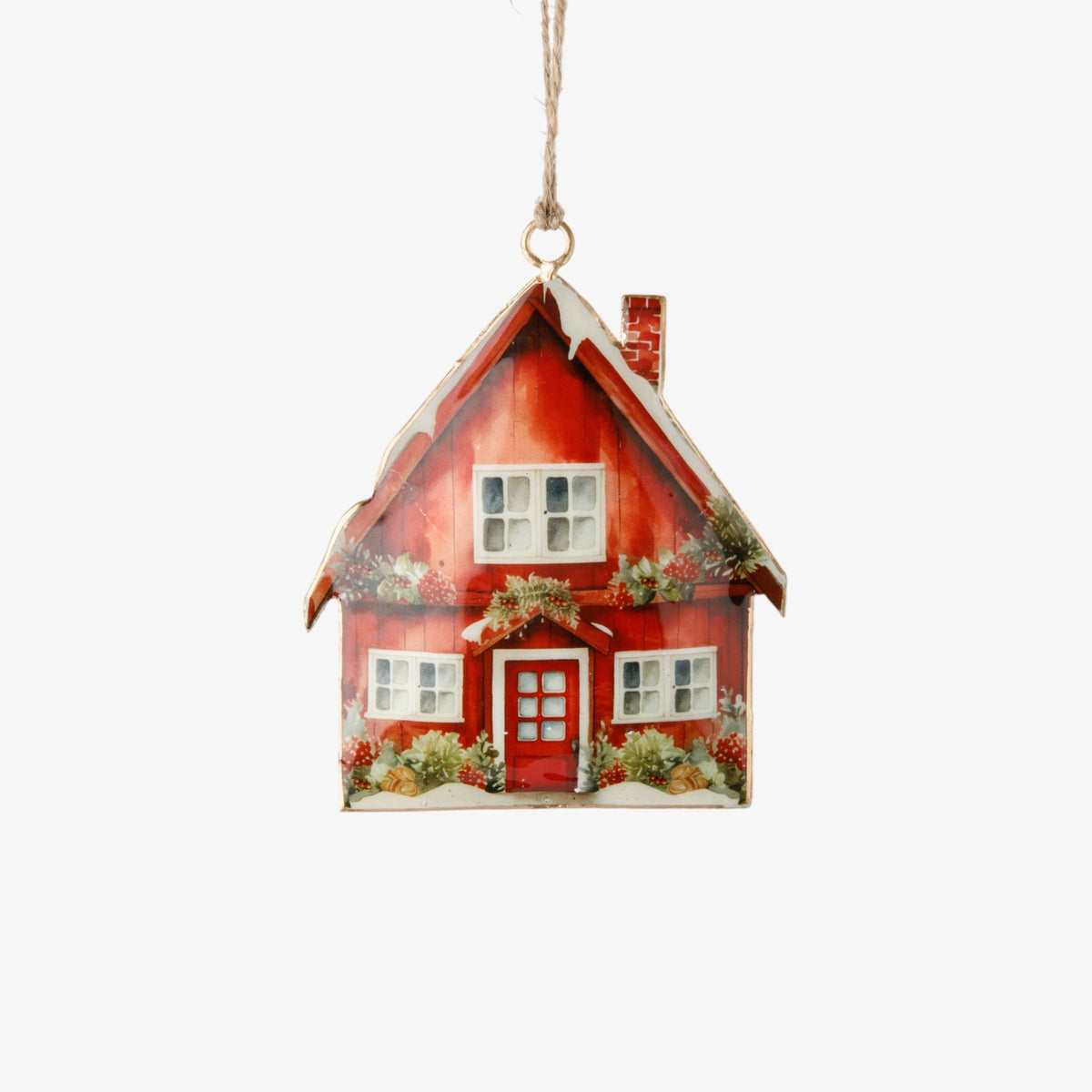 French Country Christmas Cottage Hanging