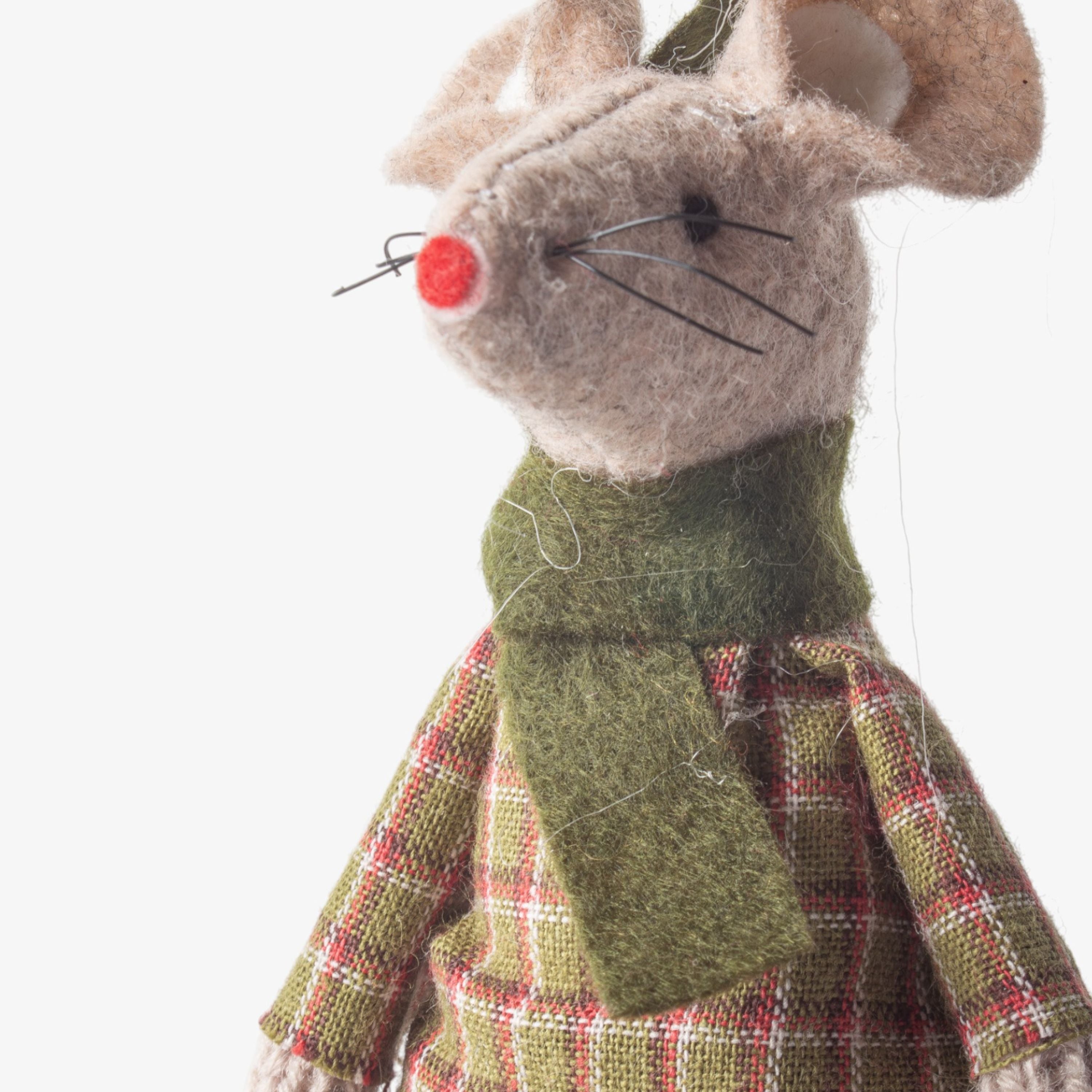 French Country Green Billy Mouse Sitting