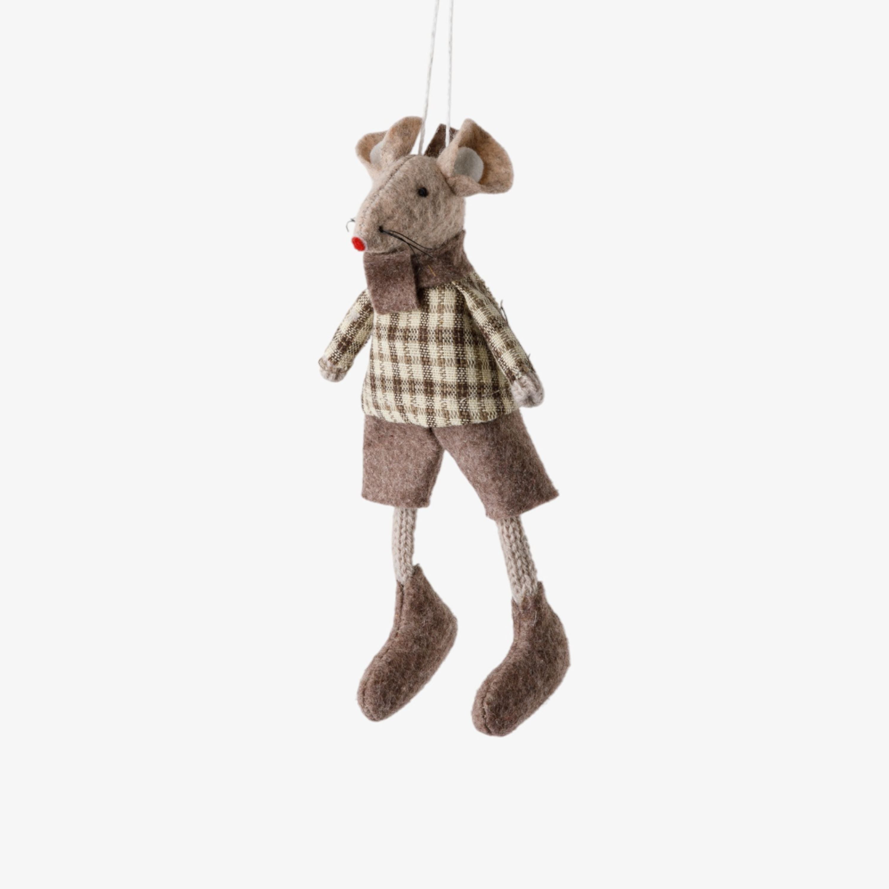 French Country Brown Peter Mouse Hanging