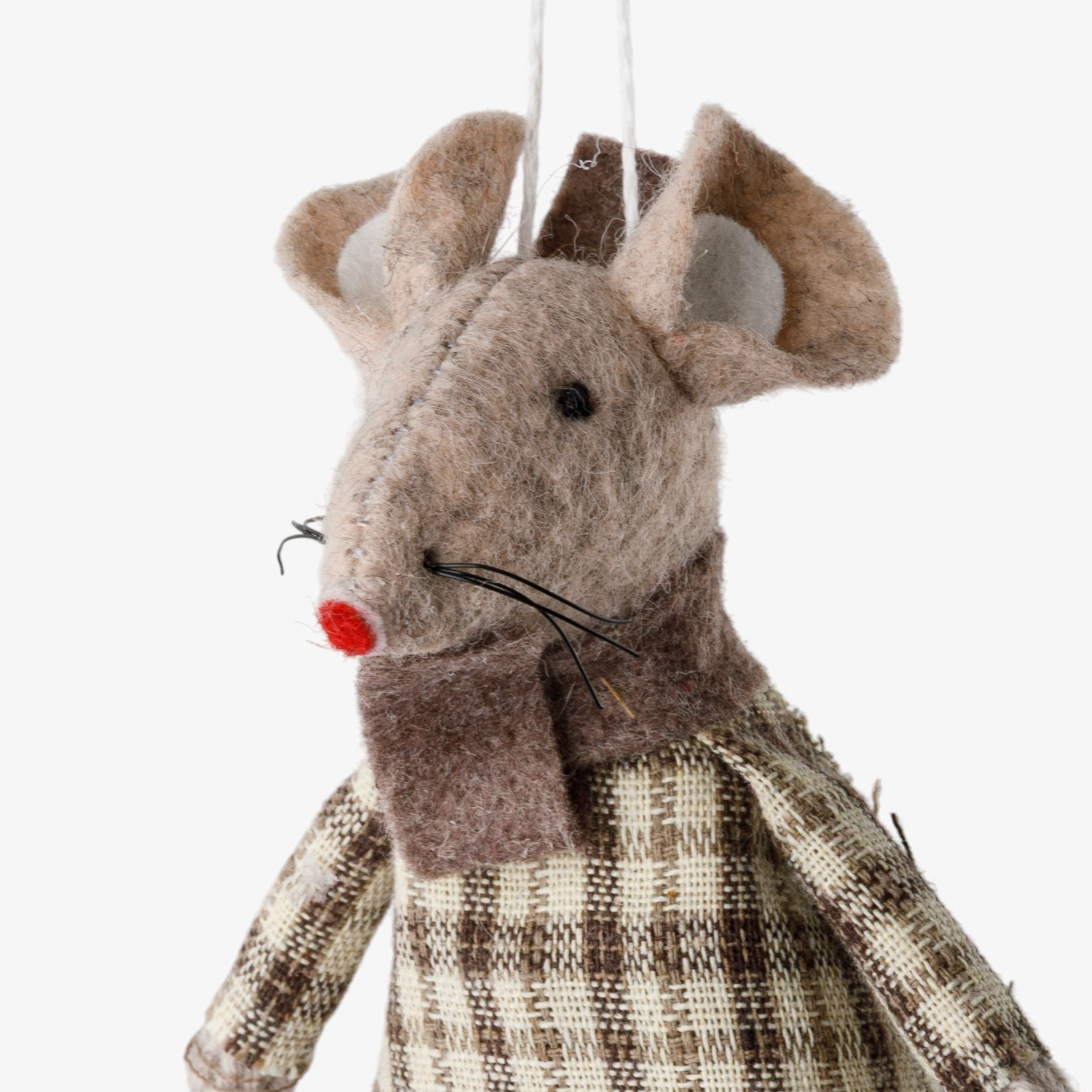 French Country Brown Peter Mouse Hanging