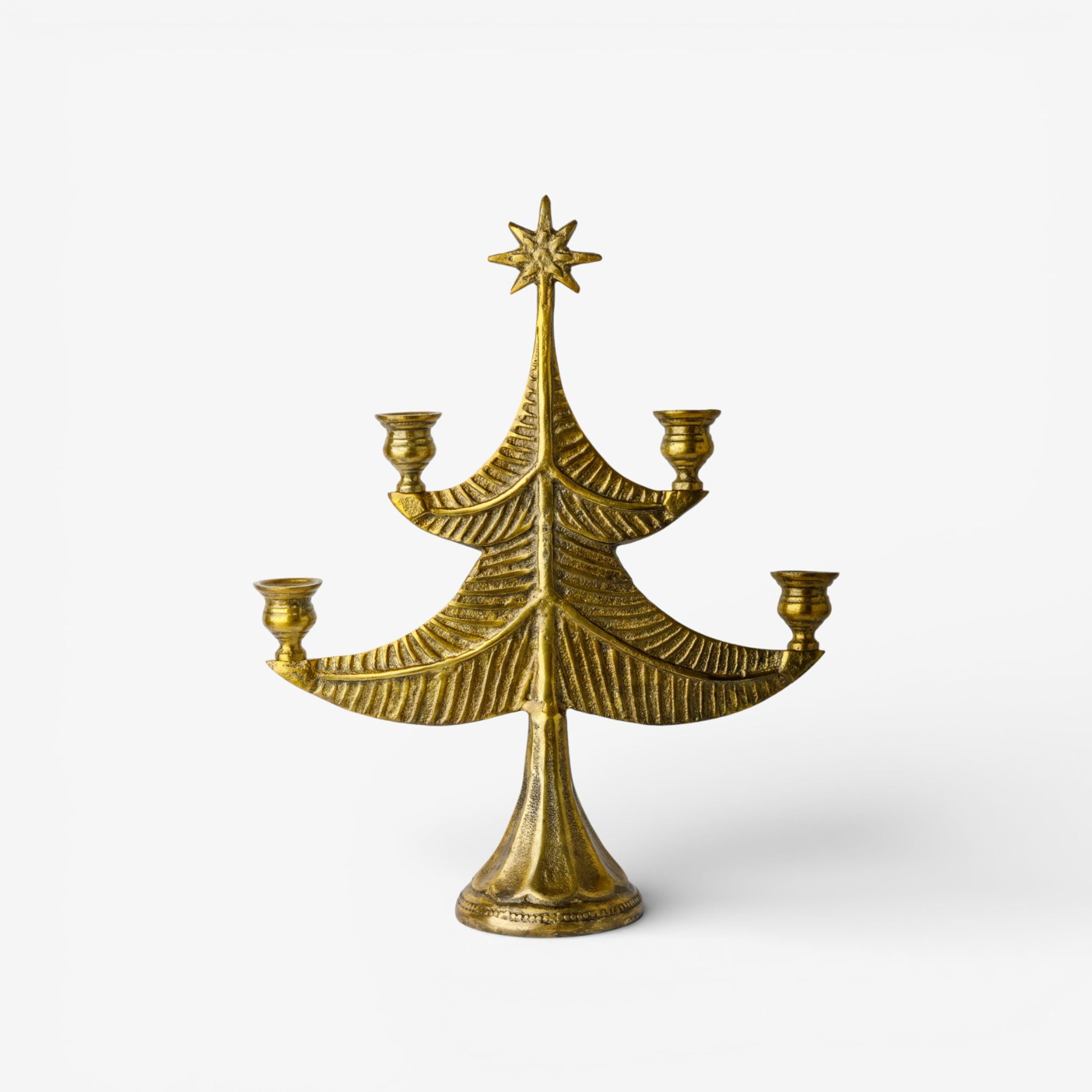 French Country Noel Tree Candle Holder 46cm