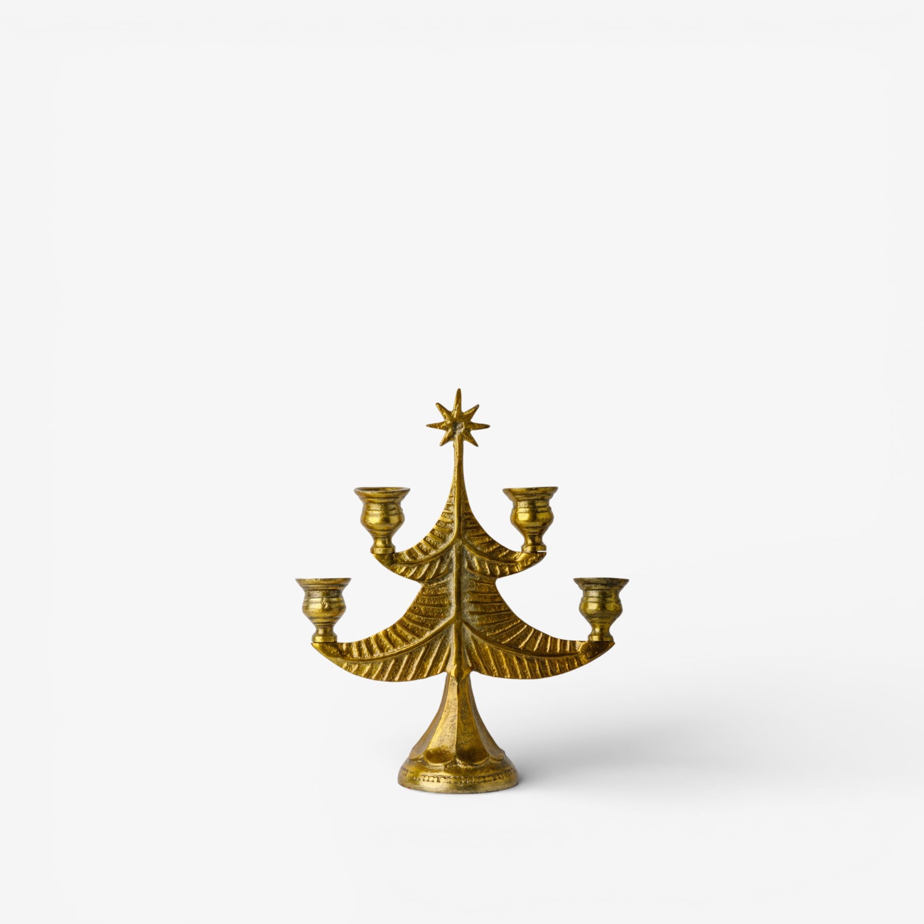 French Country Noel Tree Candle Holder 31cm