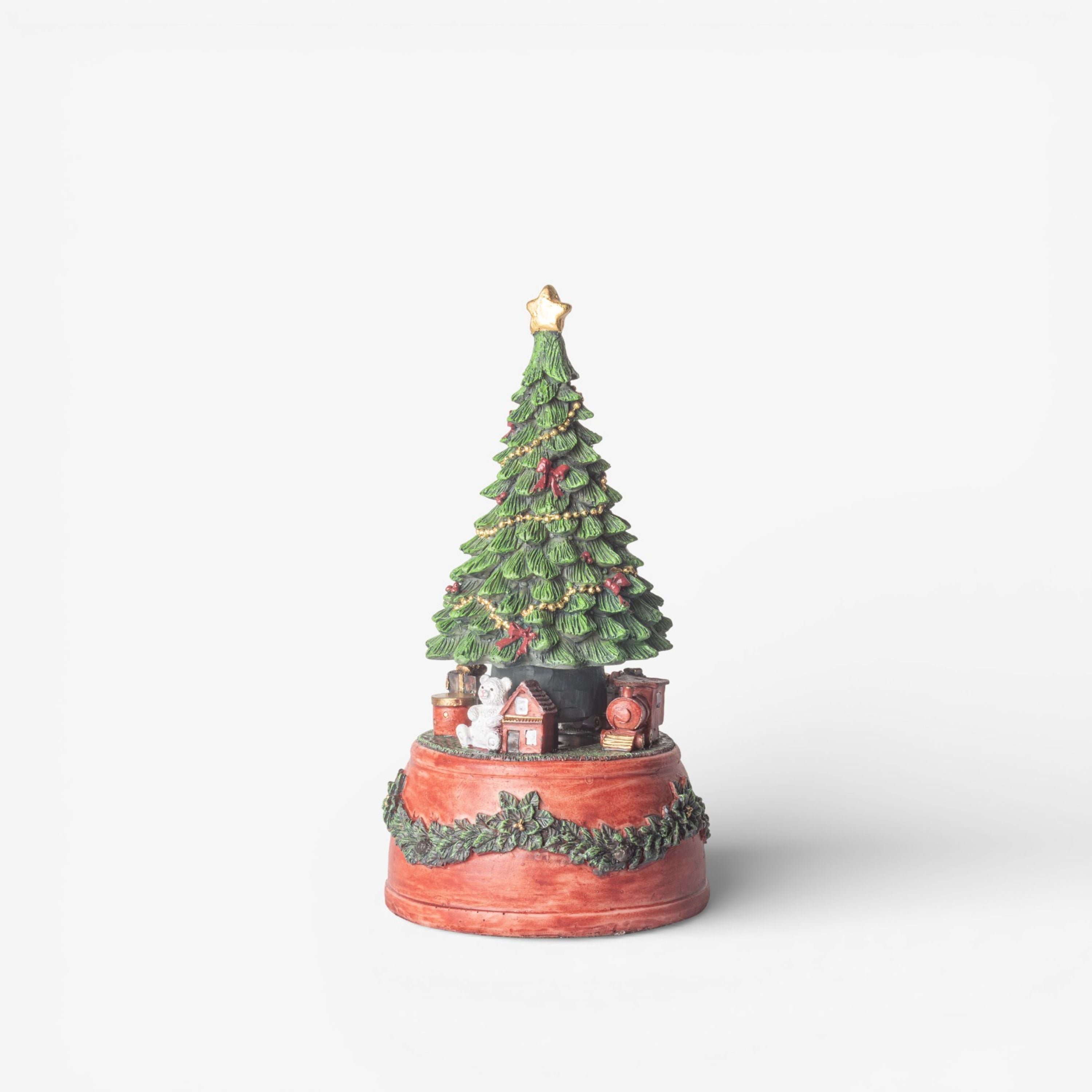 French Country Classic Noel Tree Music Box