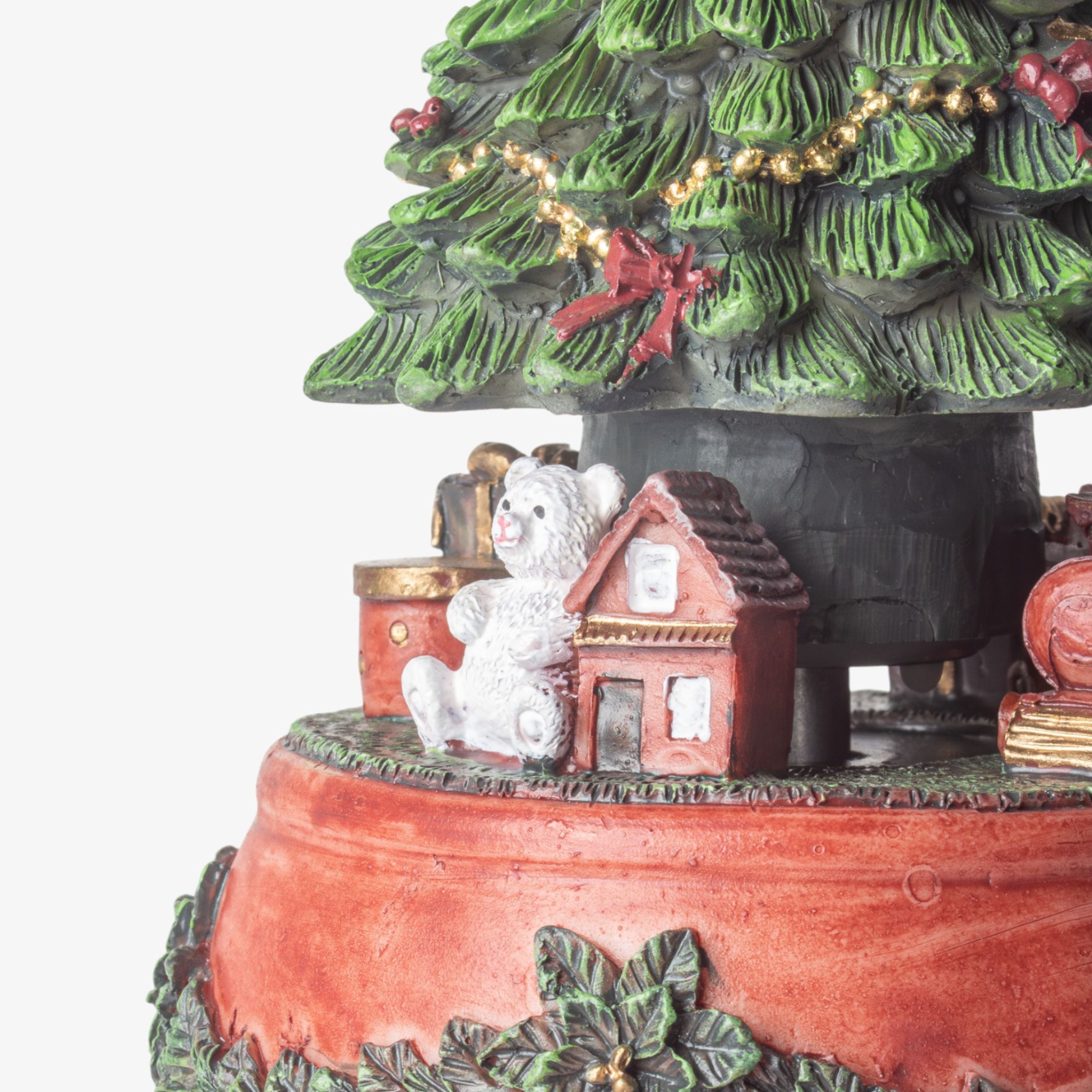French Country Classic Noel Tree Music Box