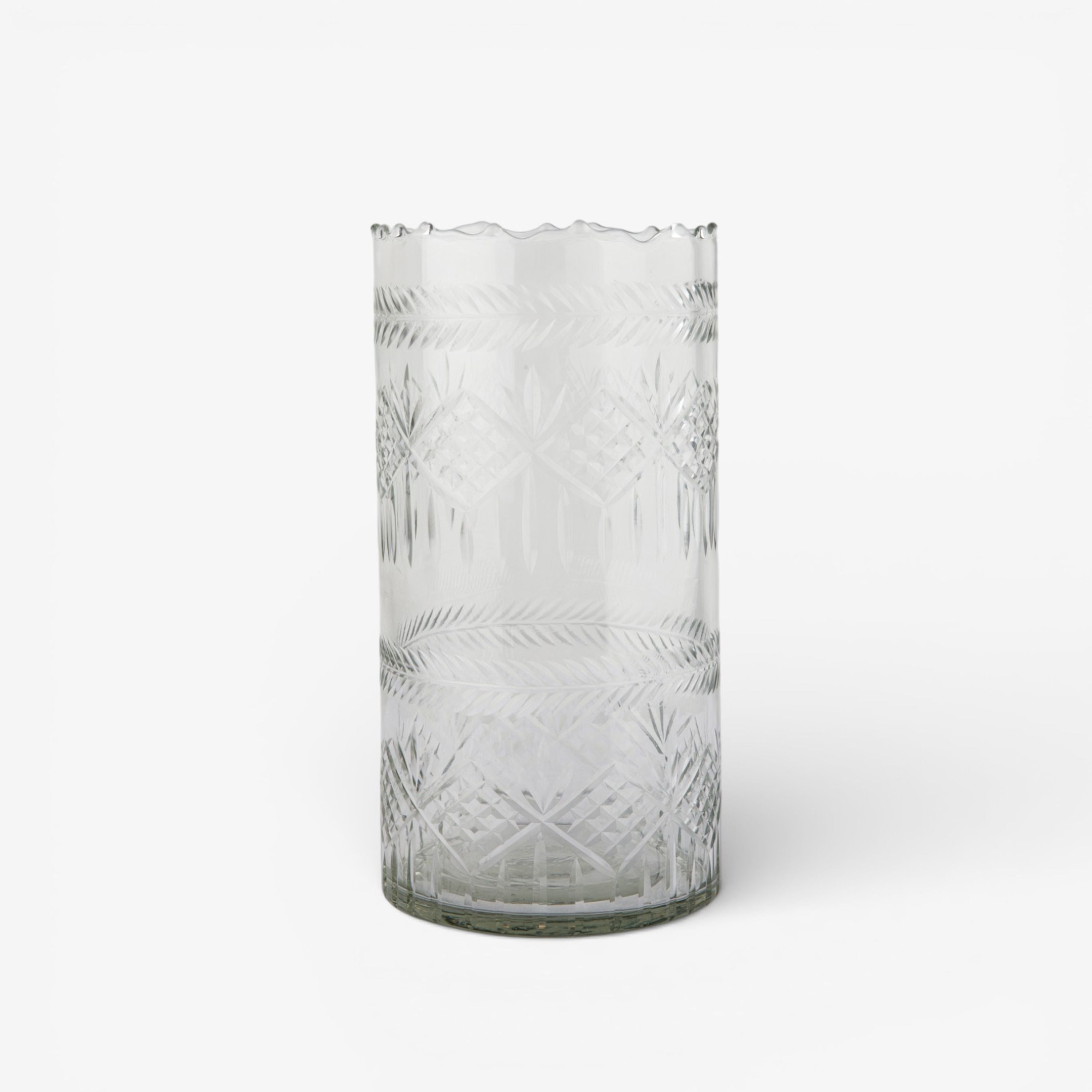 French Country Stem Vase with Cutting Medium