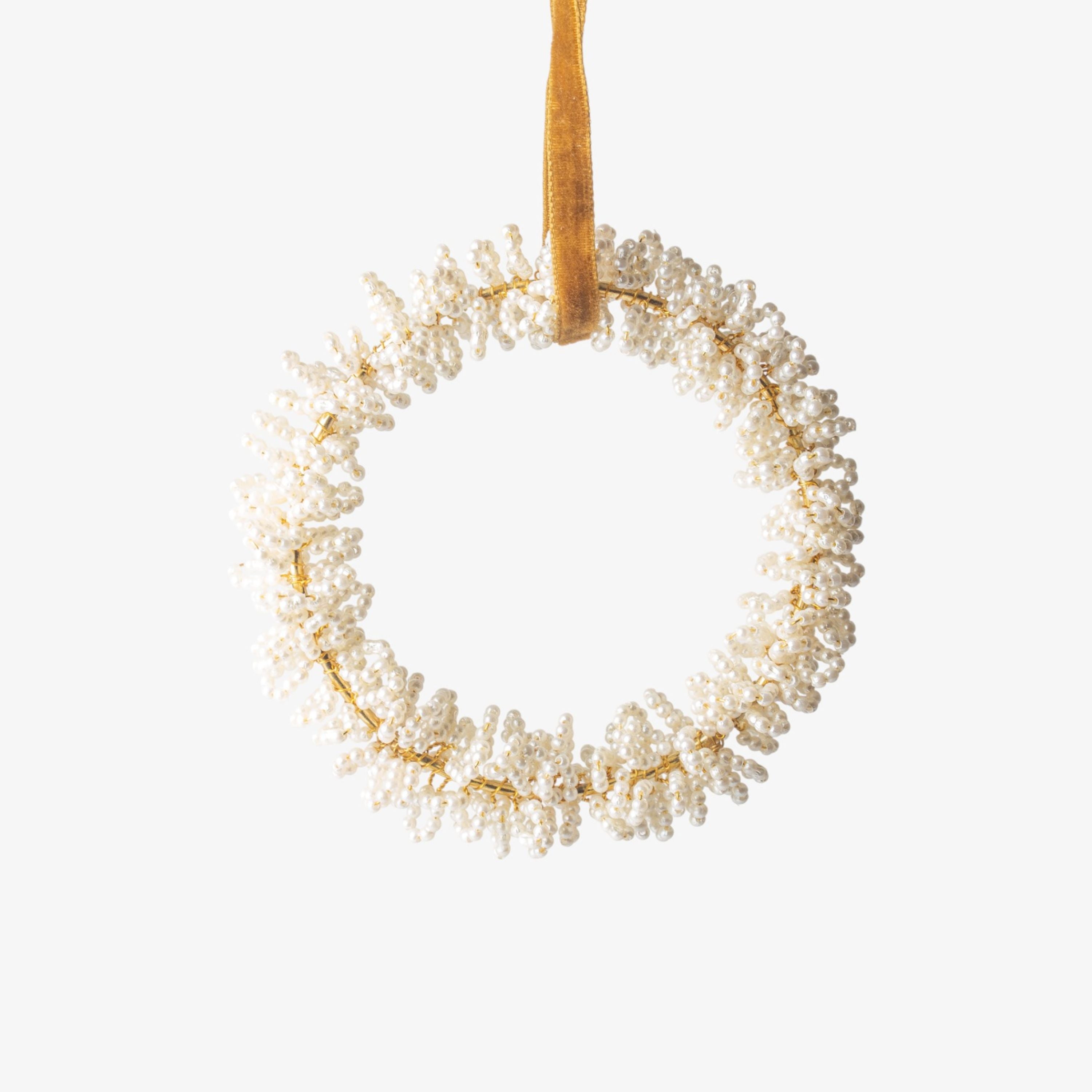 French Country Hanging Beaded Ring