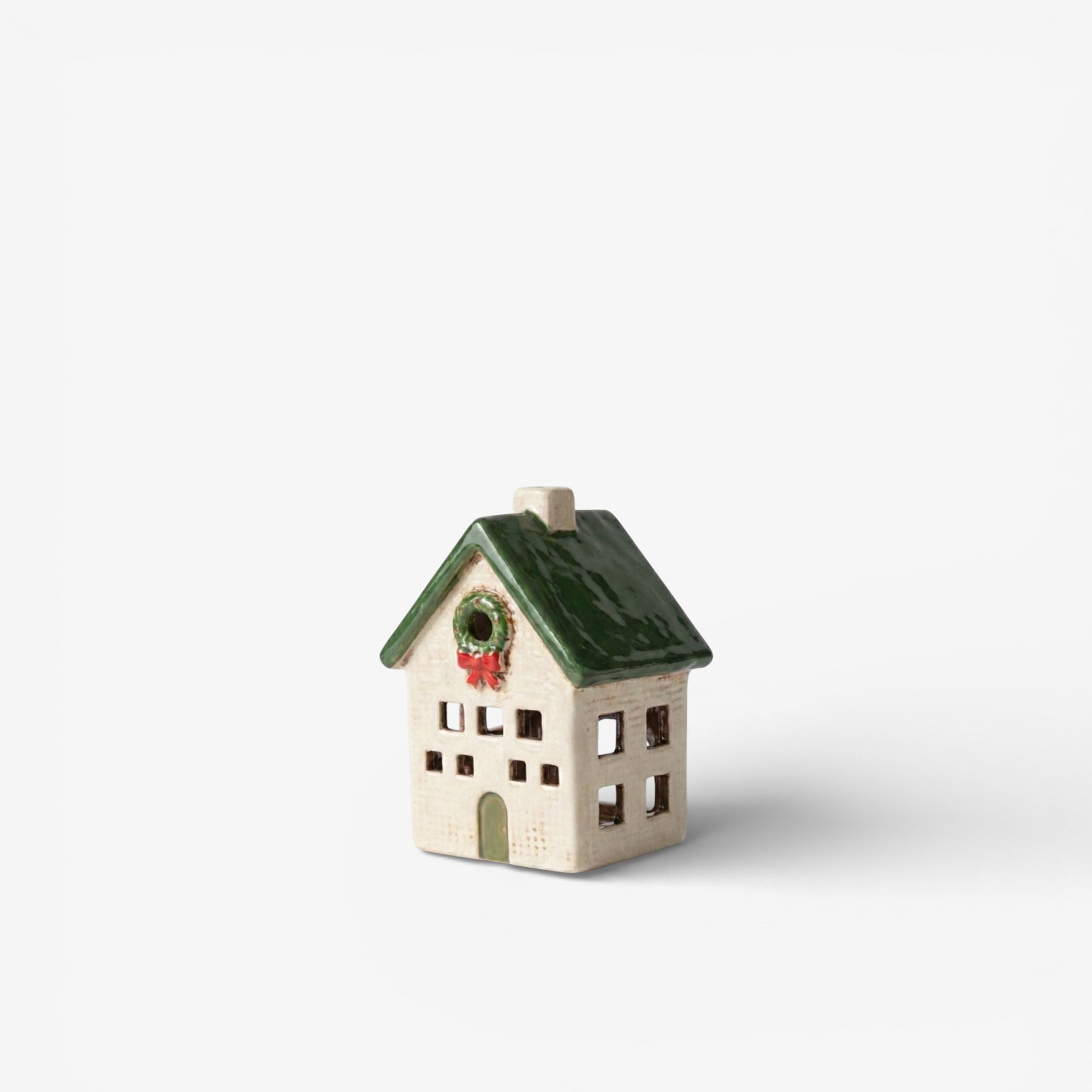 French Country Nordgard Cottage with Bow Wreath