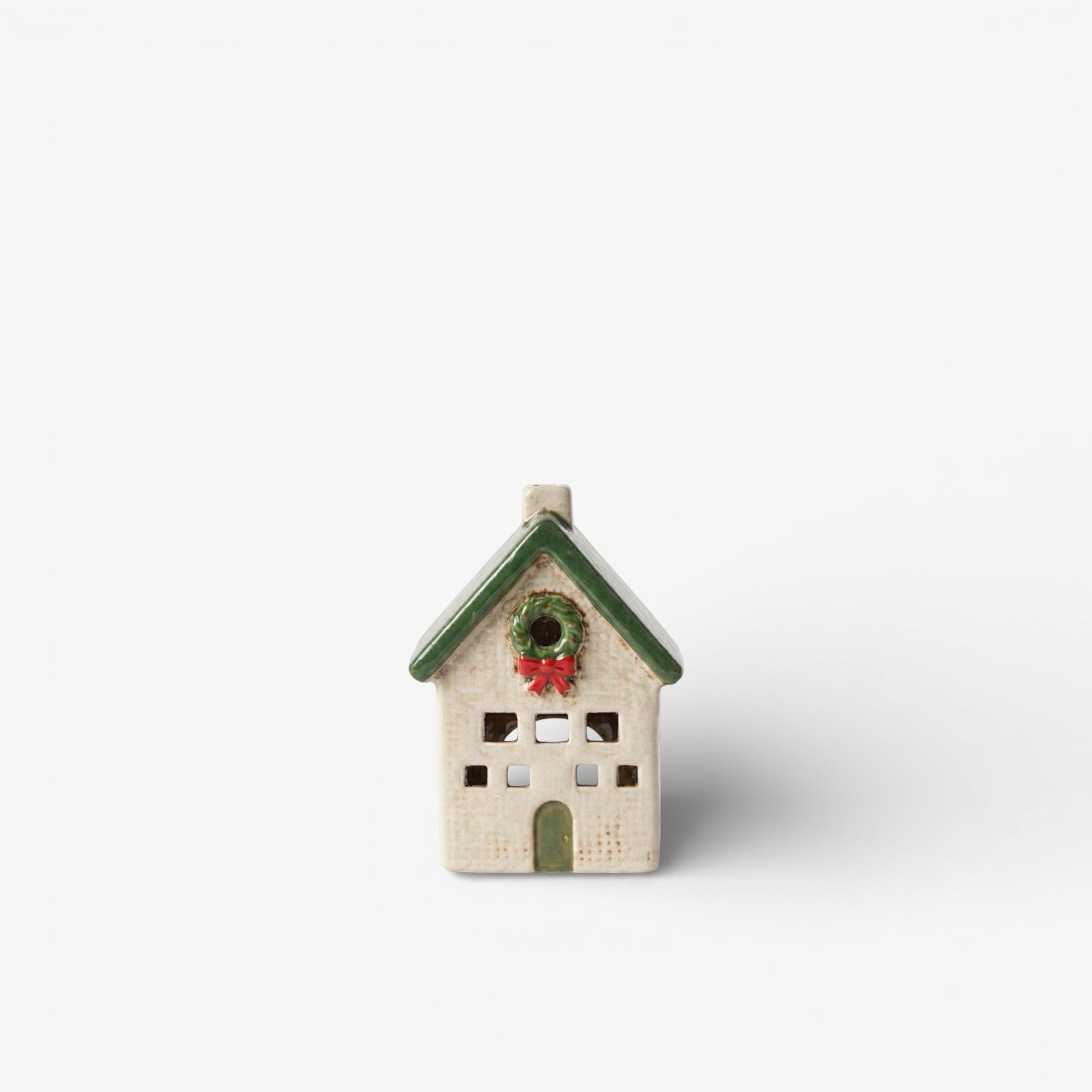 French Country Nordgard Cottage with Bow Wreath