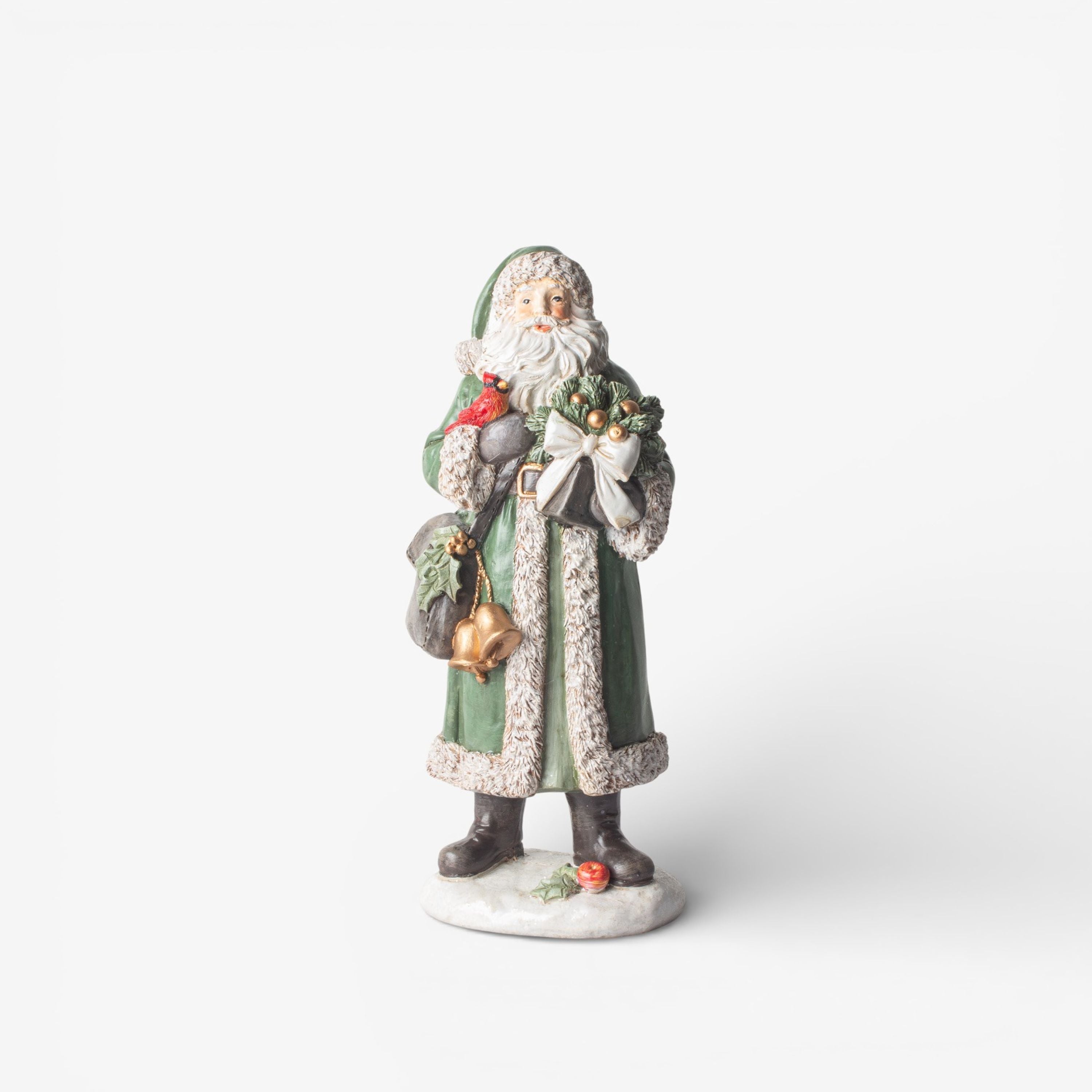 French Country Festive Santa with Bells