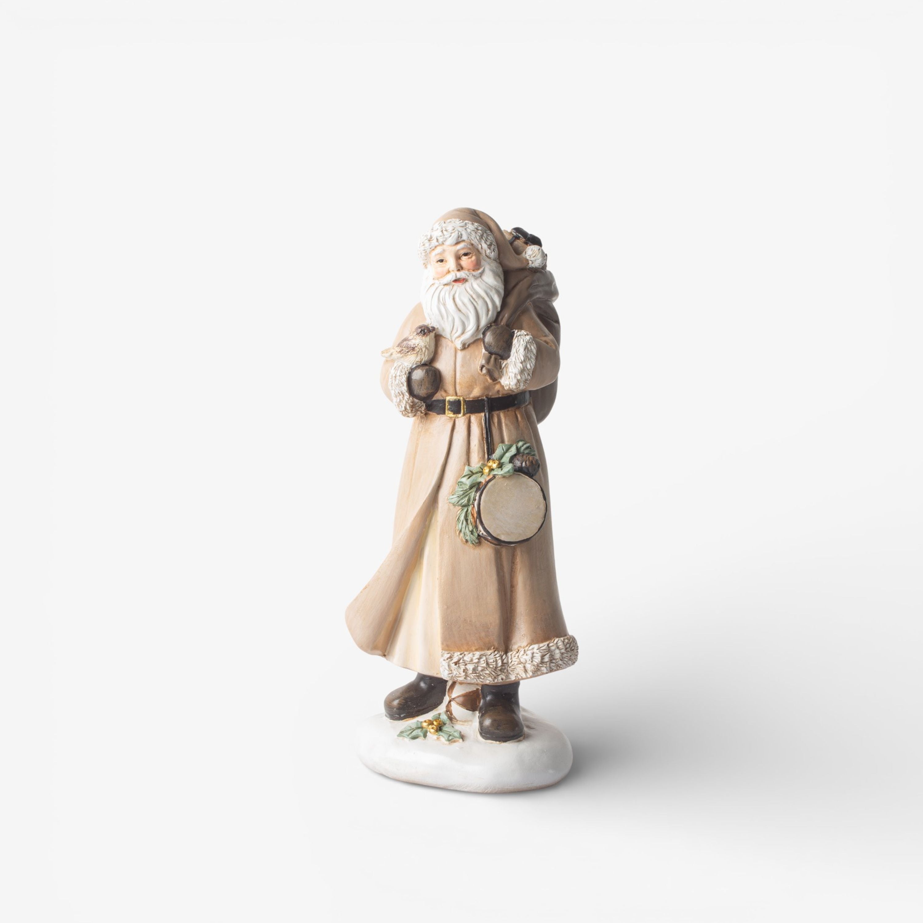 French Country Festive Santa with Drum