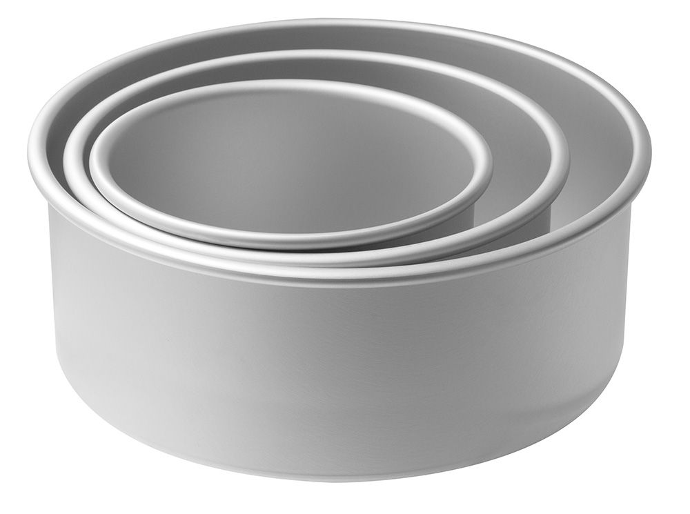 Mondo Pro Round Deep Cake Pan Set 3 Piece