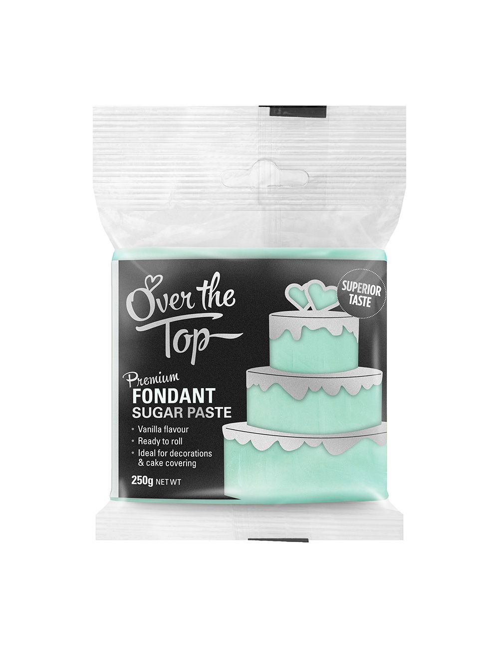 Over The Top Fondant Turquoise 250g