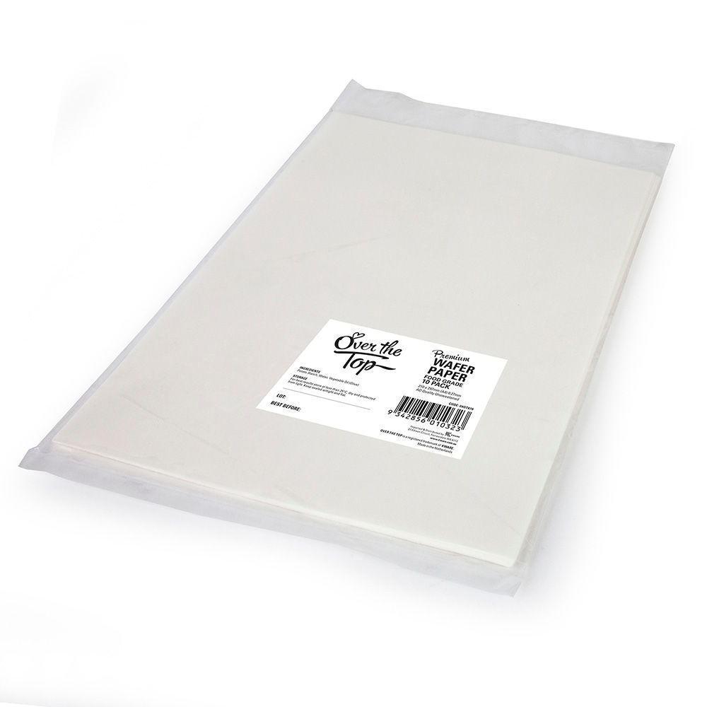 Over The Top Wafer Paper A4 0.27mm 10 Pack