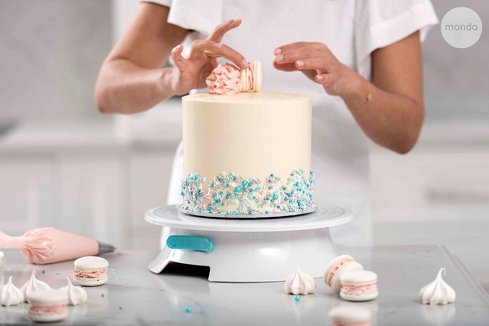 Mondo Cake Rotating Turntable with Brake 30cm