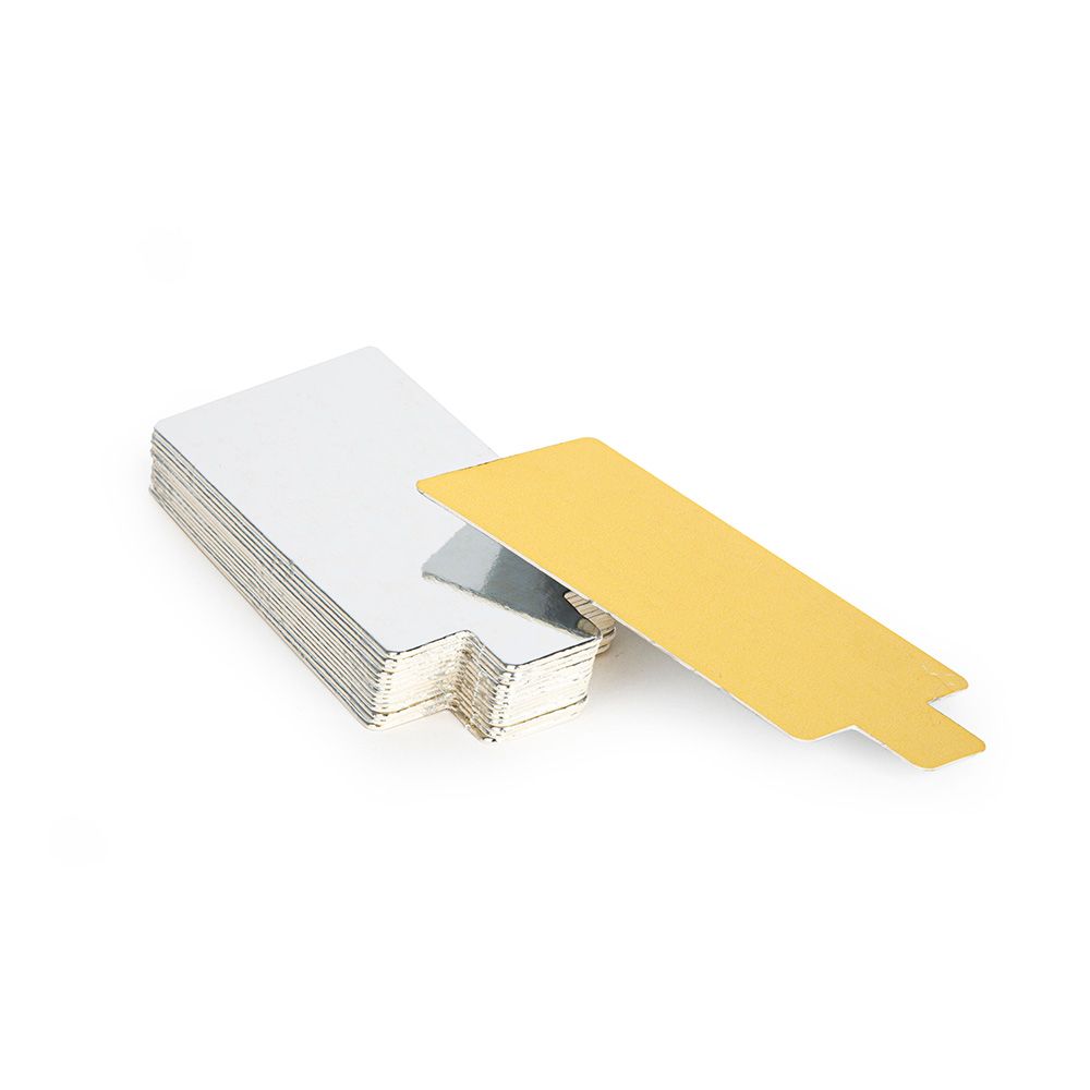 Mondo Double Sided Cake Slip Rectangle 50 x 95mm 25 Pack
