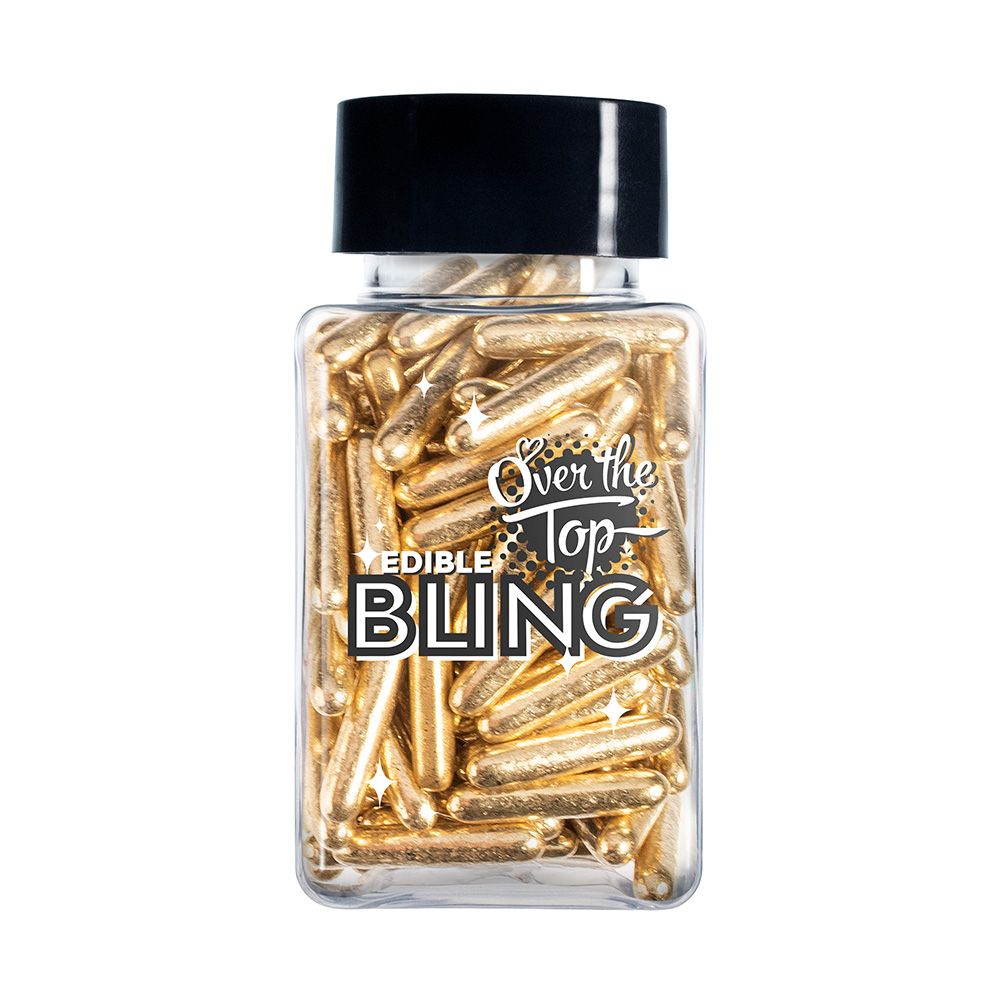 Over The Top Bling Metallic Rods Gold 60g
