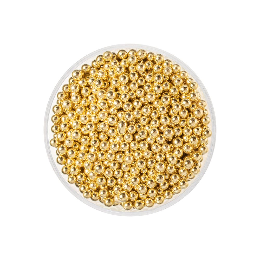 Over The Top Bling Gold Pearls 80g 4mm
