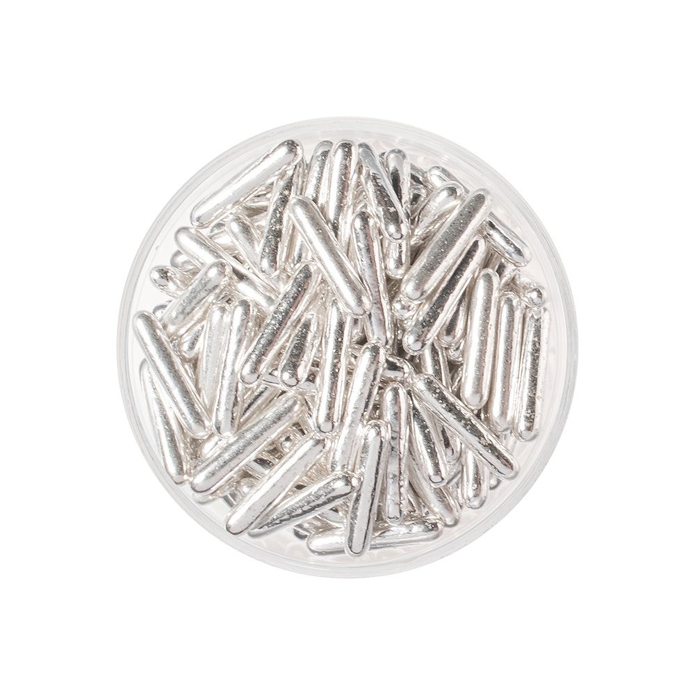 Over The Top Bling Metallic Rods Silver 60g