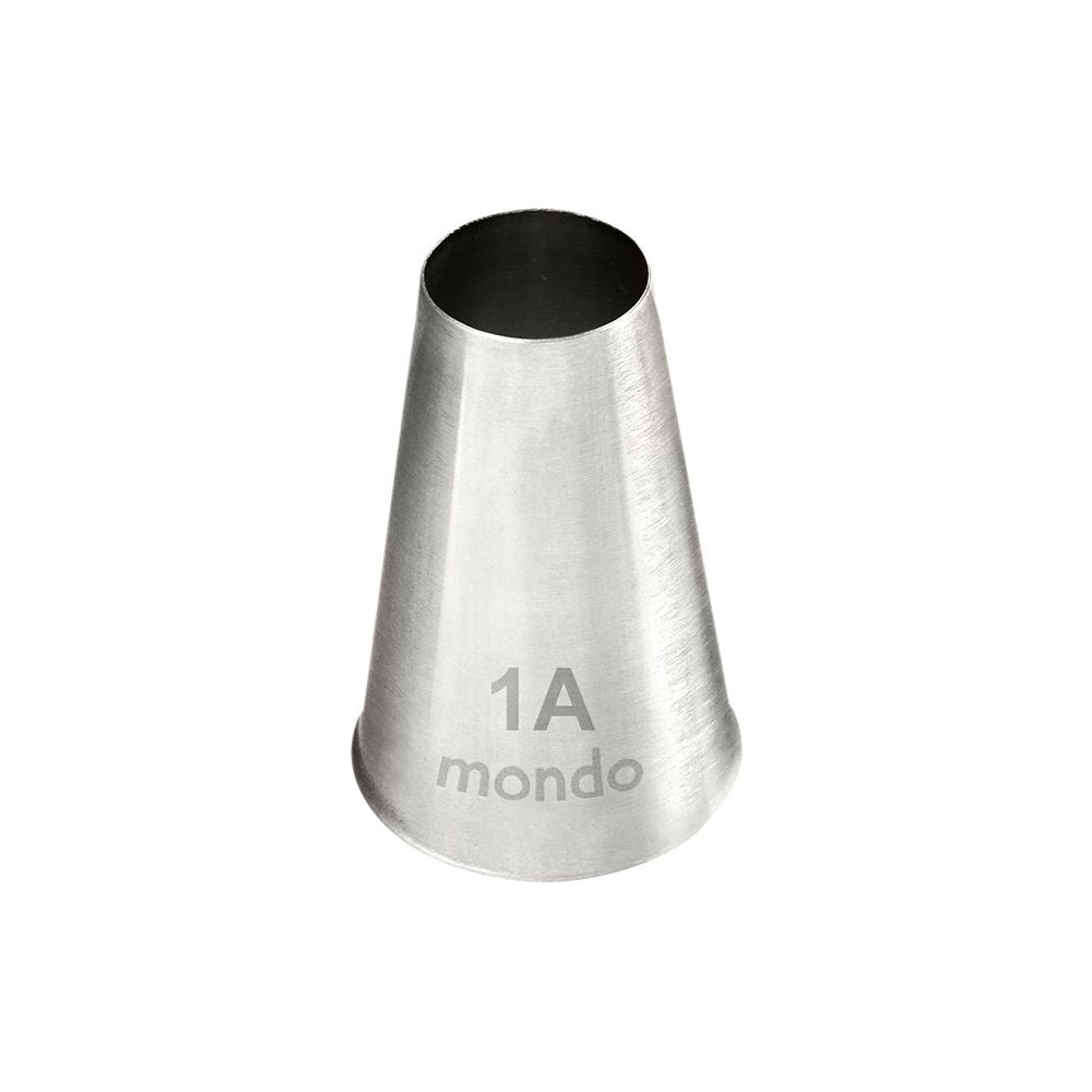 Mondo No. 1A Stainless Steel Round Piping Tip