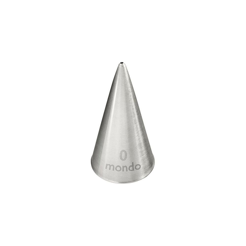 Mondo No. 0 Stainless Steel Round Piping Tip