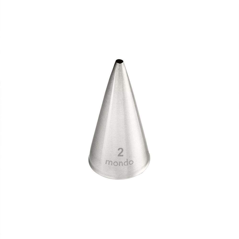 Mondo No. 2 Stainless Steel Round Piping Tip
