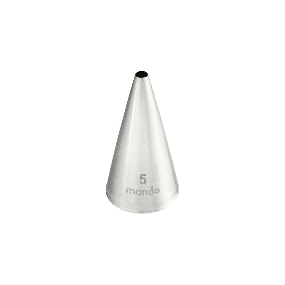 Mondo No. 5 Stainless Steel Round Piping Tip