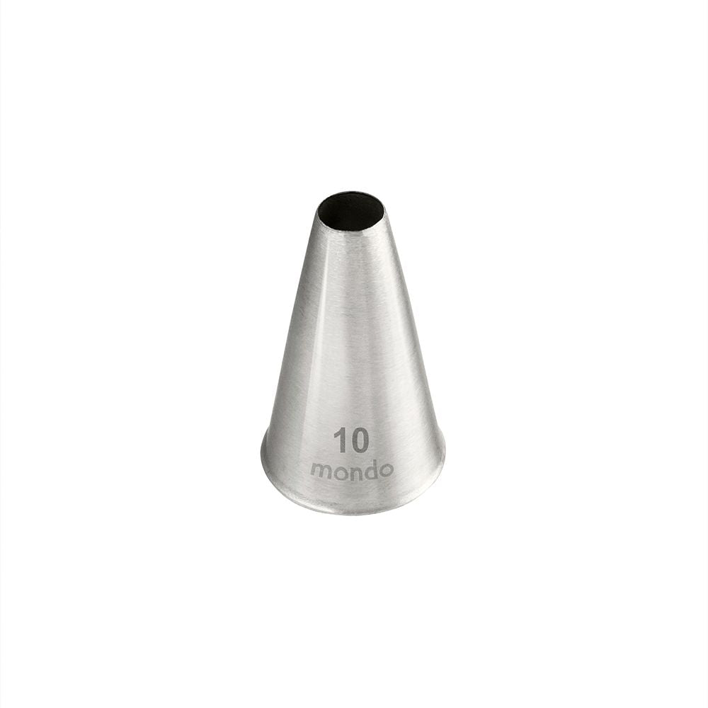 Mondo No. 10 Stainless Steel Round Piping Tip
