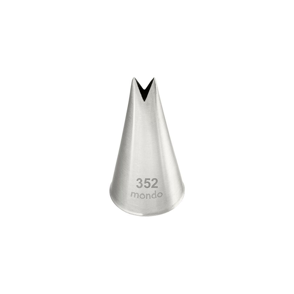 Mondo No. 352 Stainless Steel Leaf Piping Tip