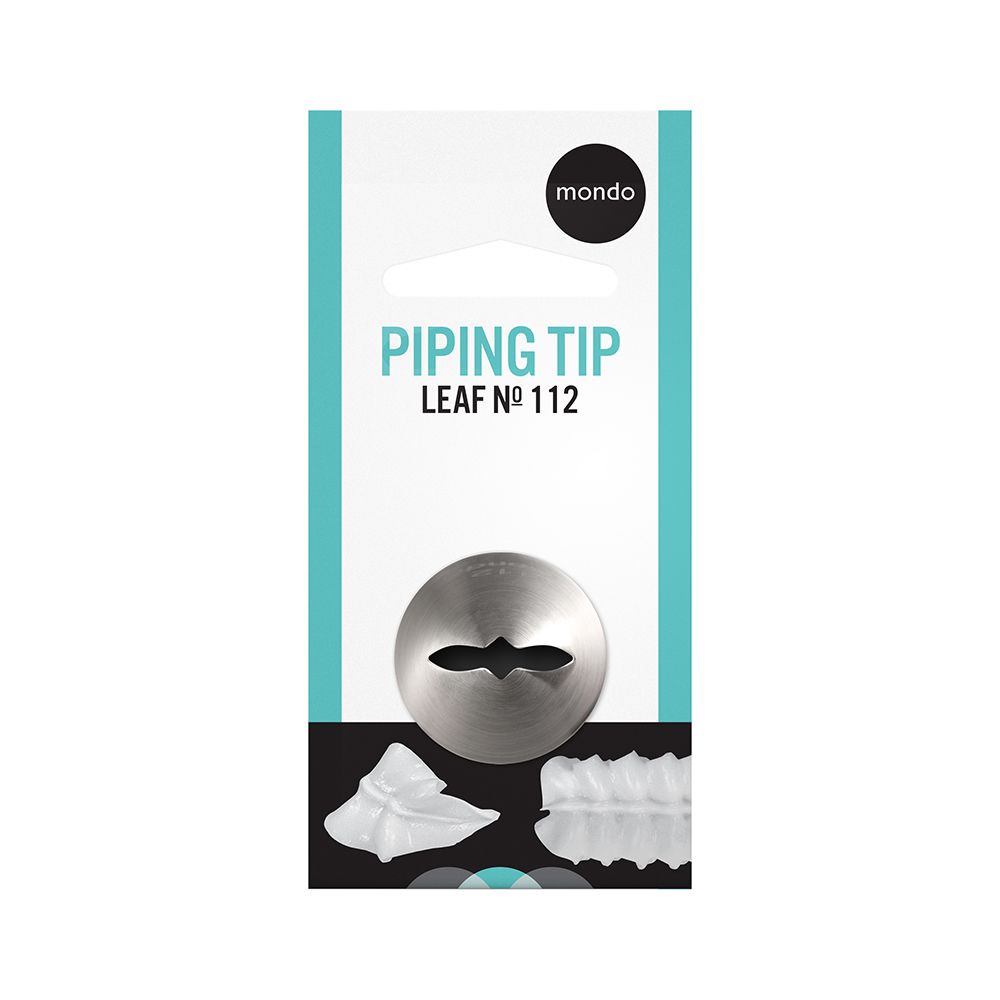Mondo No. 112 Stainless Steel Leaf Piping Tip