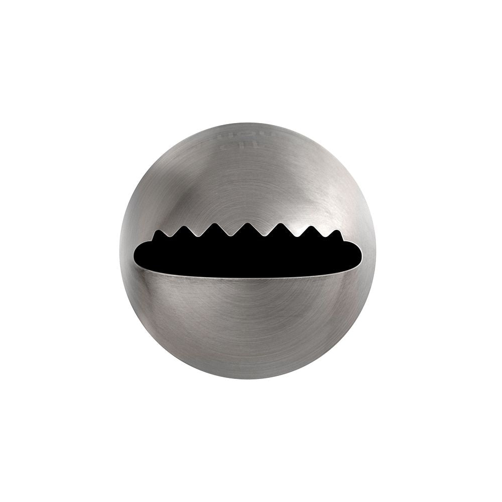 Mondo No. 1D Stainless Steel Basketweave Piping Tip