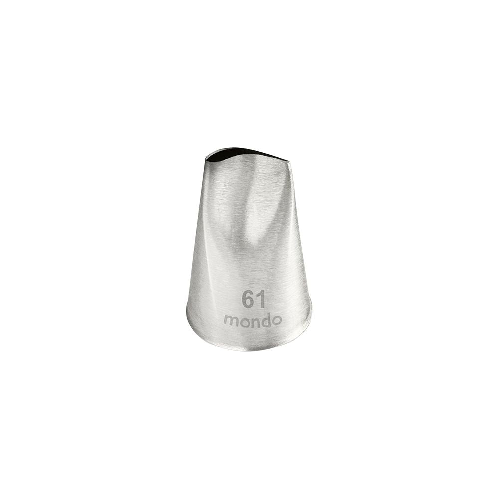 Mondo No. 61 Stainless Steel Petal Piping Tip