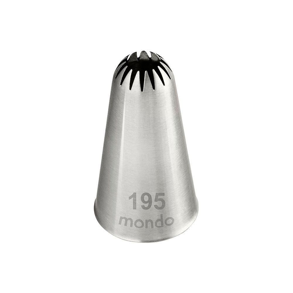 Mondo No. 195 Stainless Steel Drop Flower Piping Tip