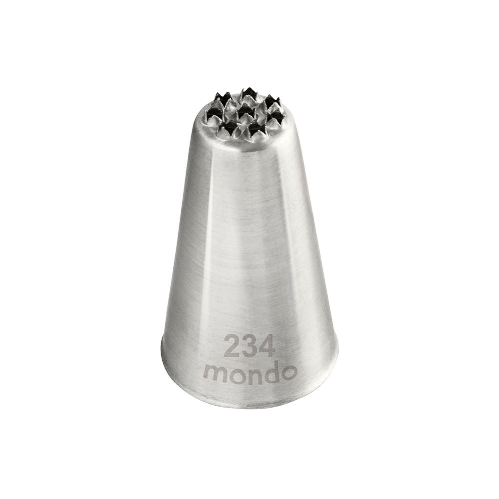 Mondo No. 234 Stainless Steel Grass Hair Piping Tip
