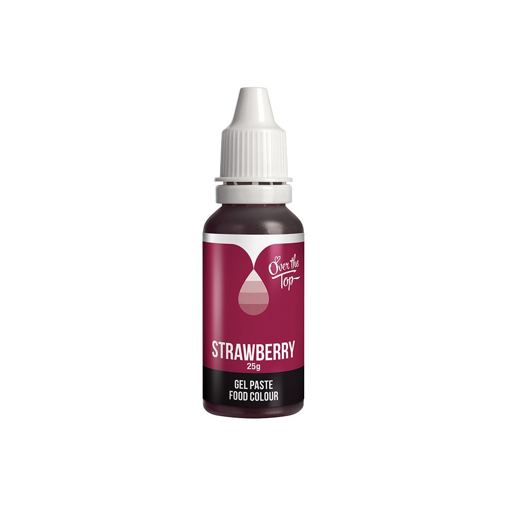 Over The Top Gel Food Colour Strawberry 25g